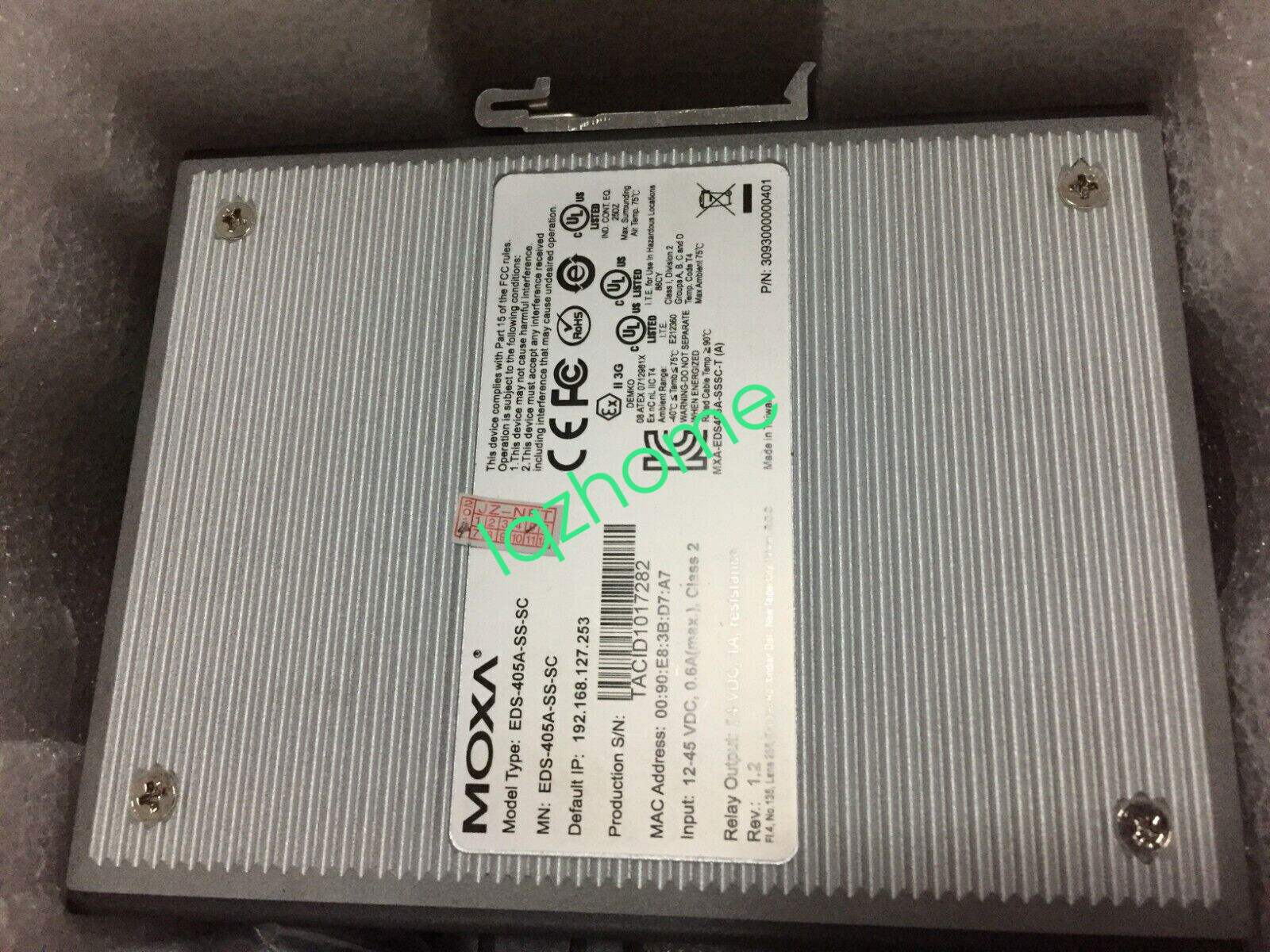 One New Moxa EDS-405A-SS-SC Industrial Ethernet switch 2 Optical 3 Electrical