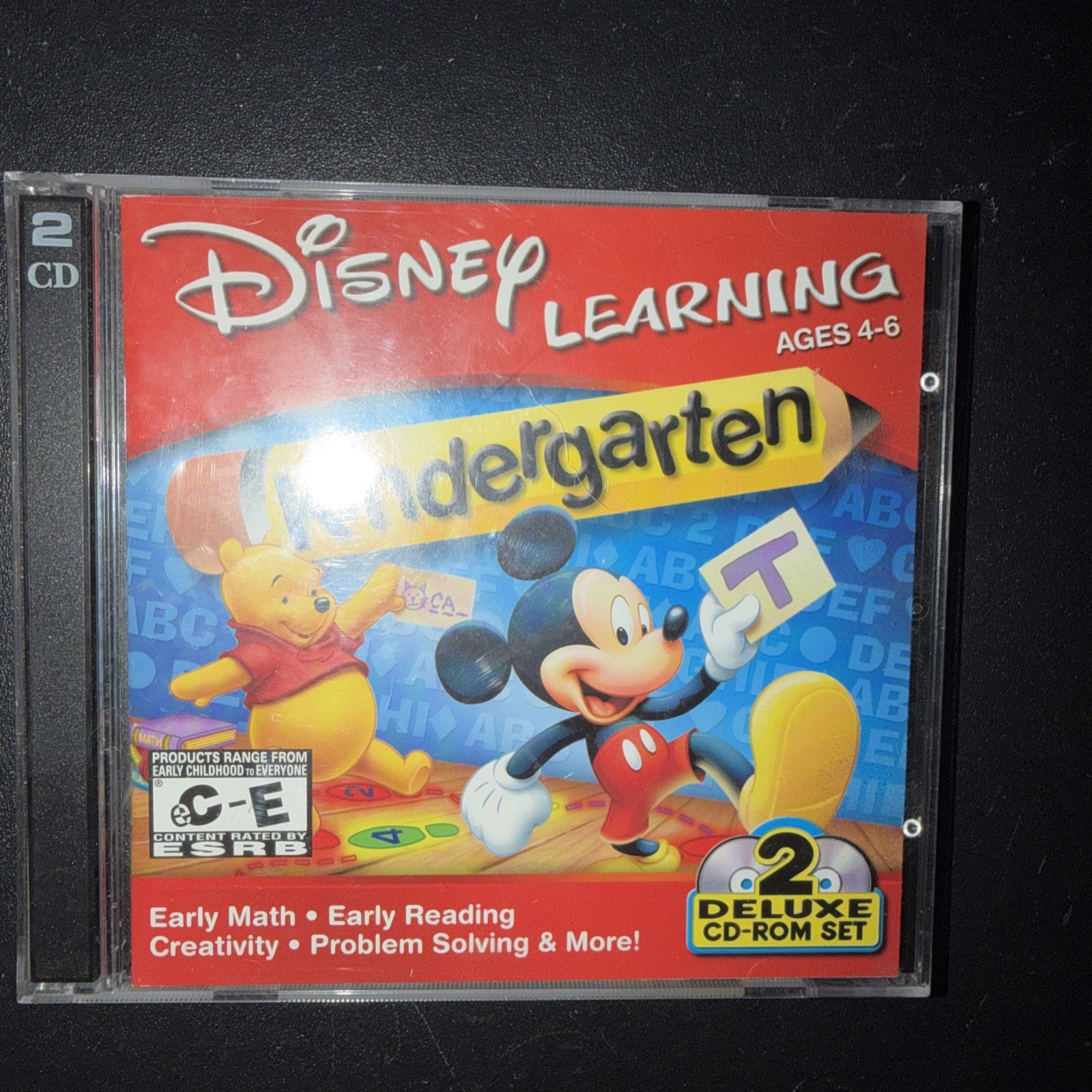 Disney Learning Ages 4-6 Kindergarten Deluxe 2-Disc CD-ROM Set, Interactive 2000