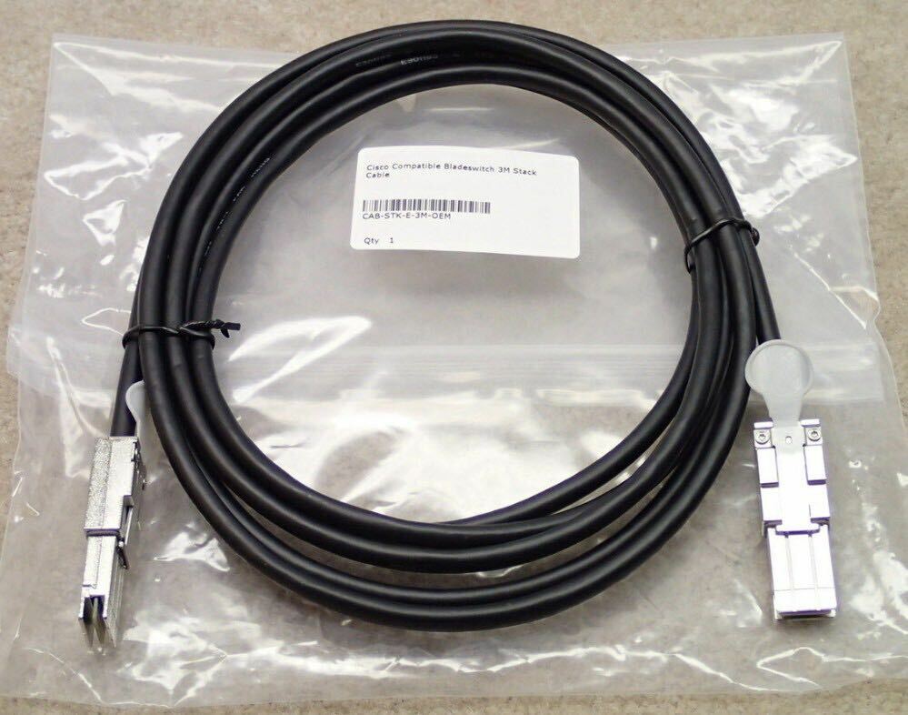 1*Cisco CAB-STK-E-3M Bladeswitch Stacking CABSTKE3M Cable New