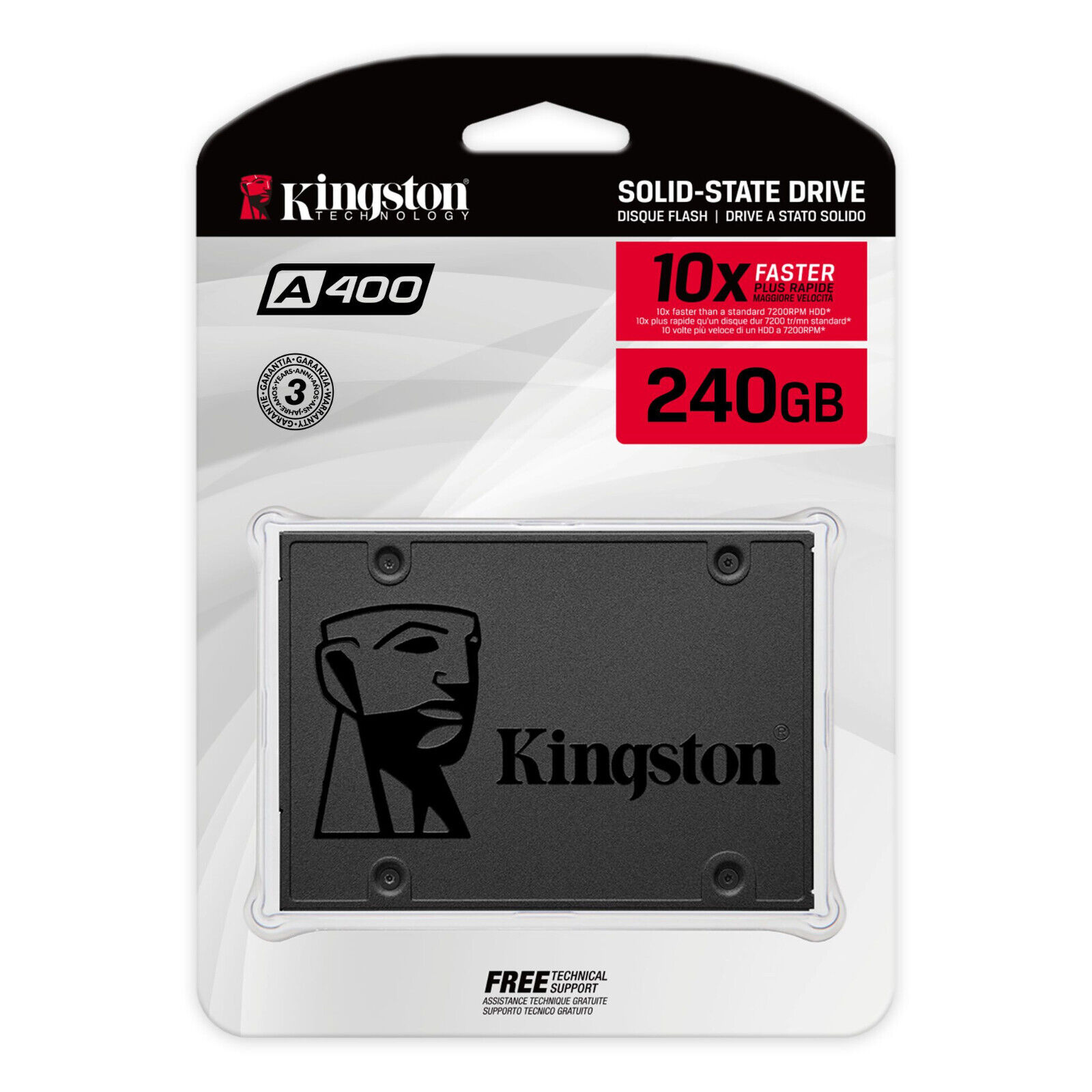Kingston SSD 120GB 240GB 480GB 960GB Internal Solid State Drive SATA III 2.5