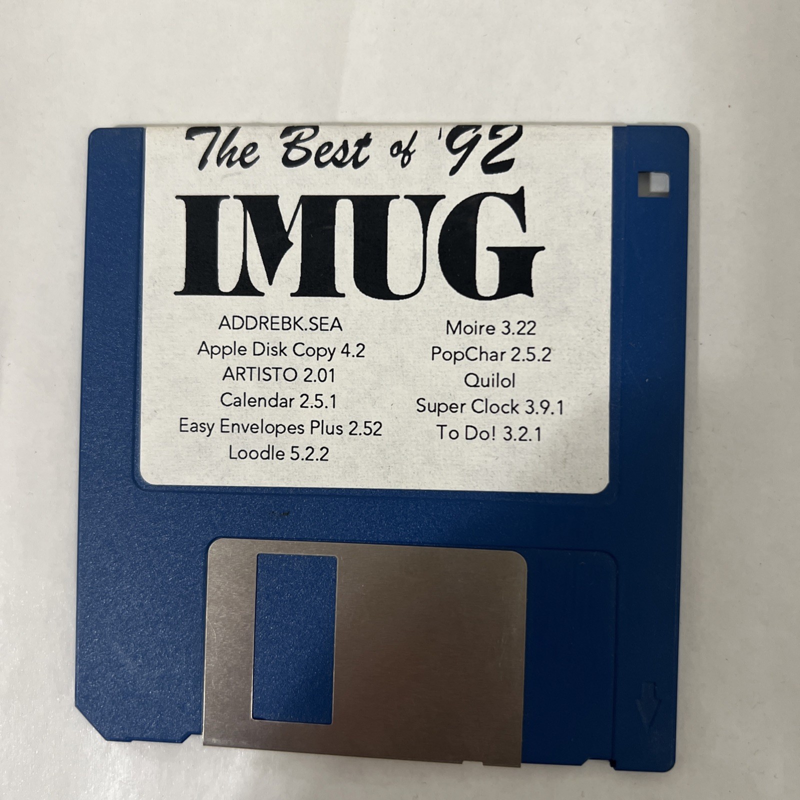 The best of 92 IMUG 3.5 Floppy Disk vintage