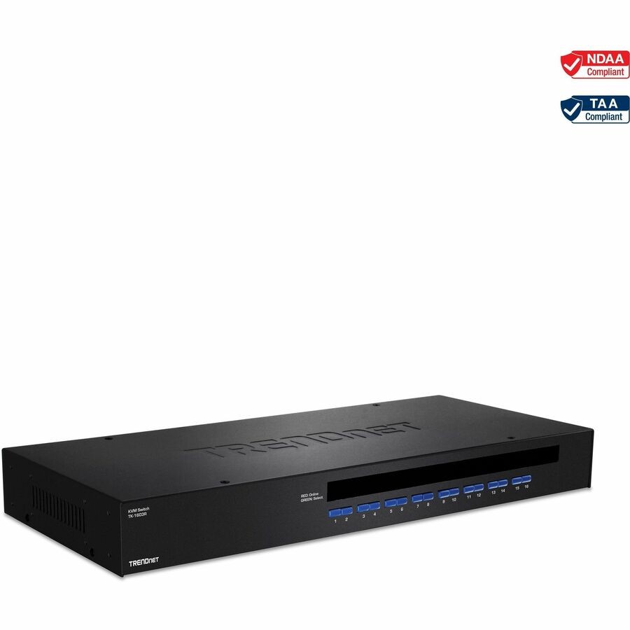 TRENDnet TK-1603R 16-port KVM USB/PS2 Rack Mount Switch
