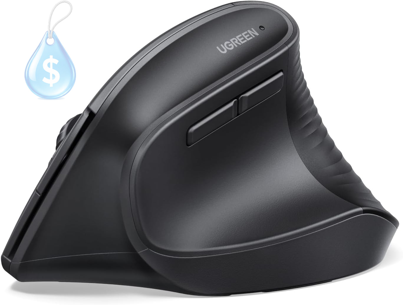 Ergonomic Wireless Mouse, Bluetooth & 2.4G Wireless, Quiet Clicks