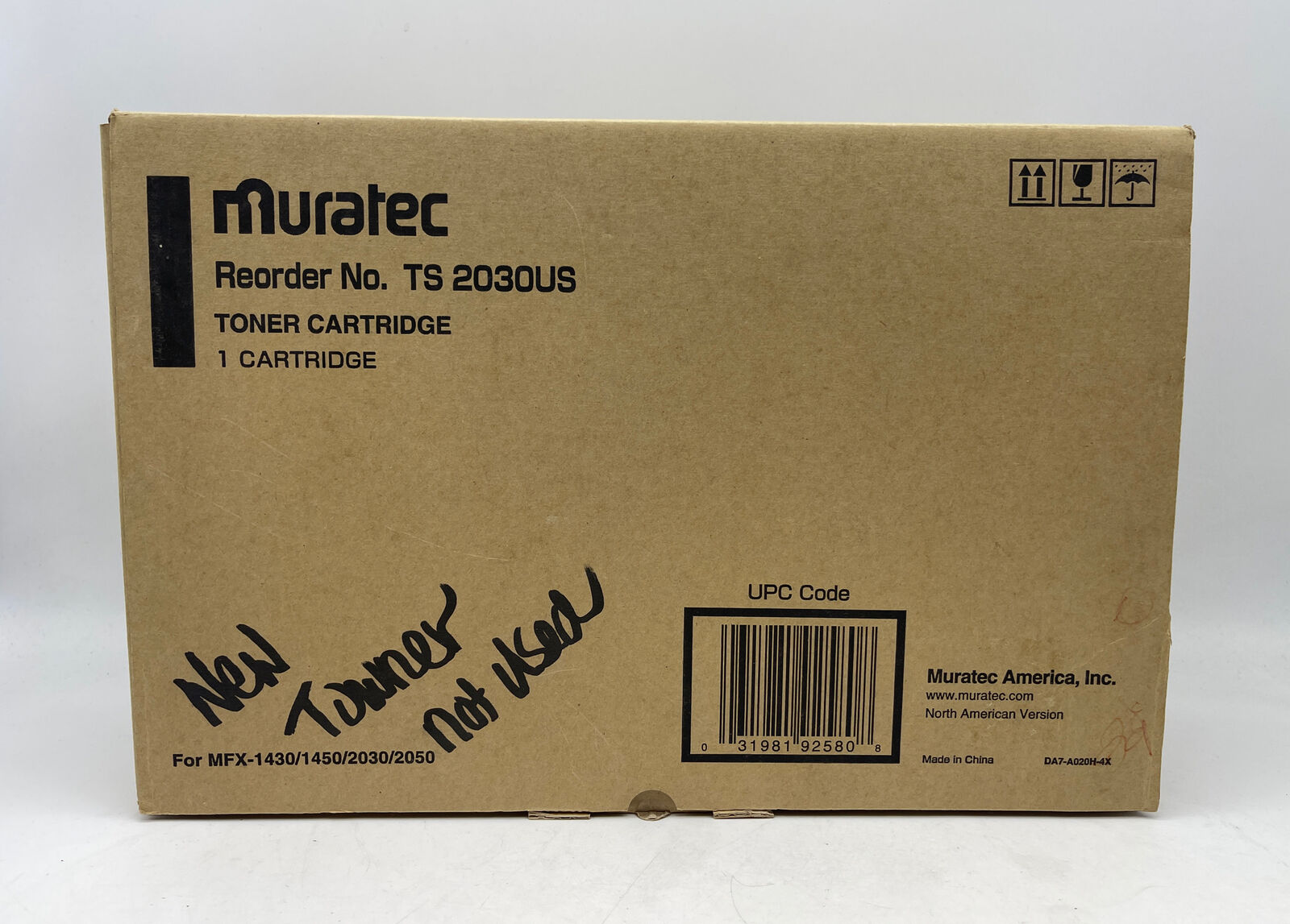 MURATEC TS2030US Print Black Toner Cartridge OPEN BOX 
