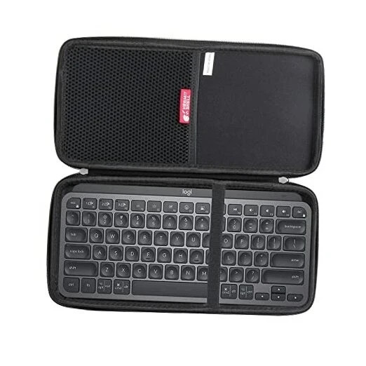 Hard Travel Case for Logitech MX Keys Mini Minimalist Wireless Black