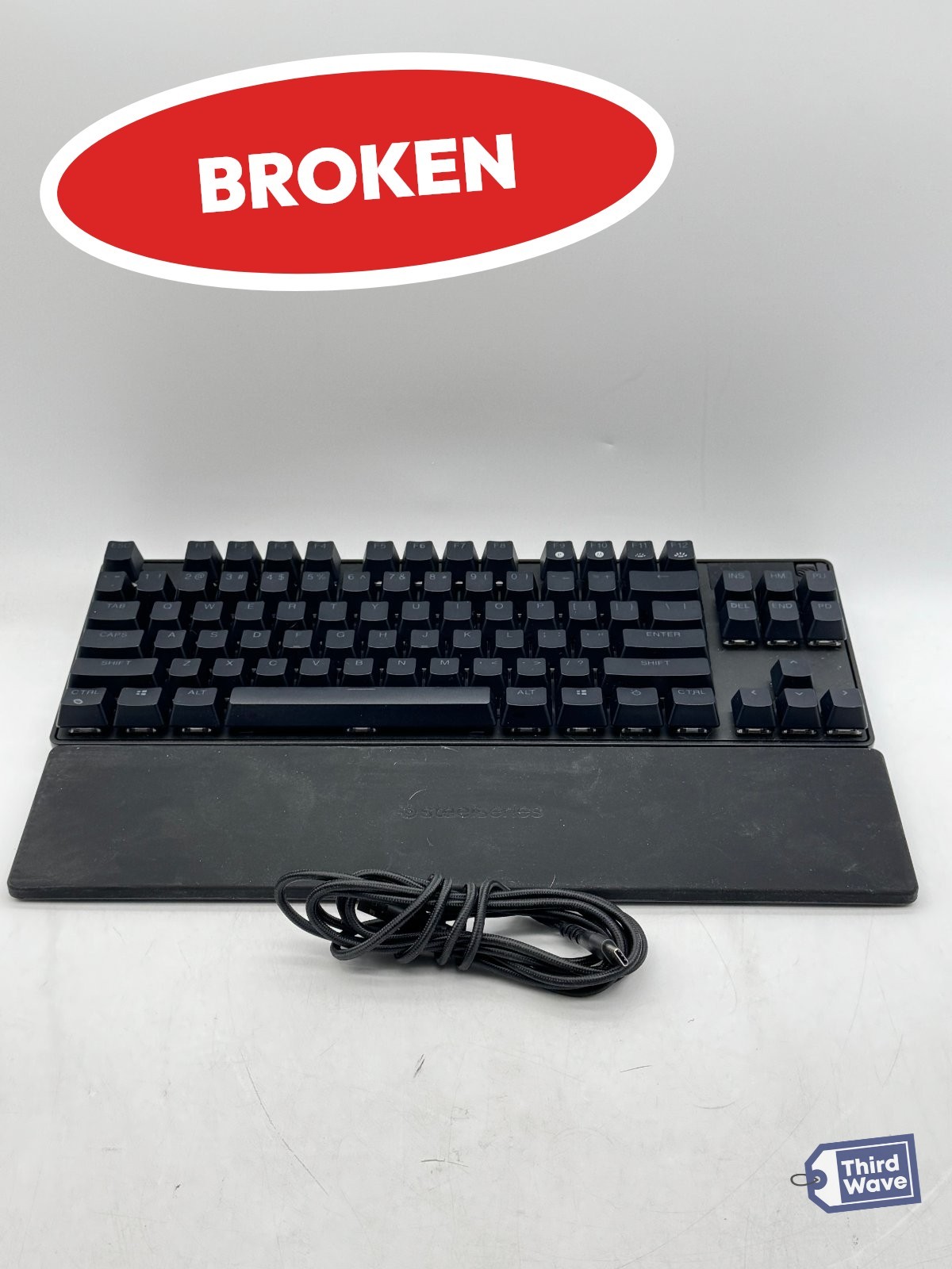 (BROKEN) SteelSeries Apex Pro TKL 2023 Wired Gaming Keyboard RGB KB18 Black