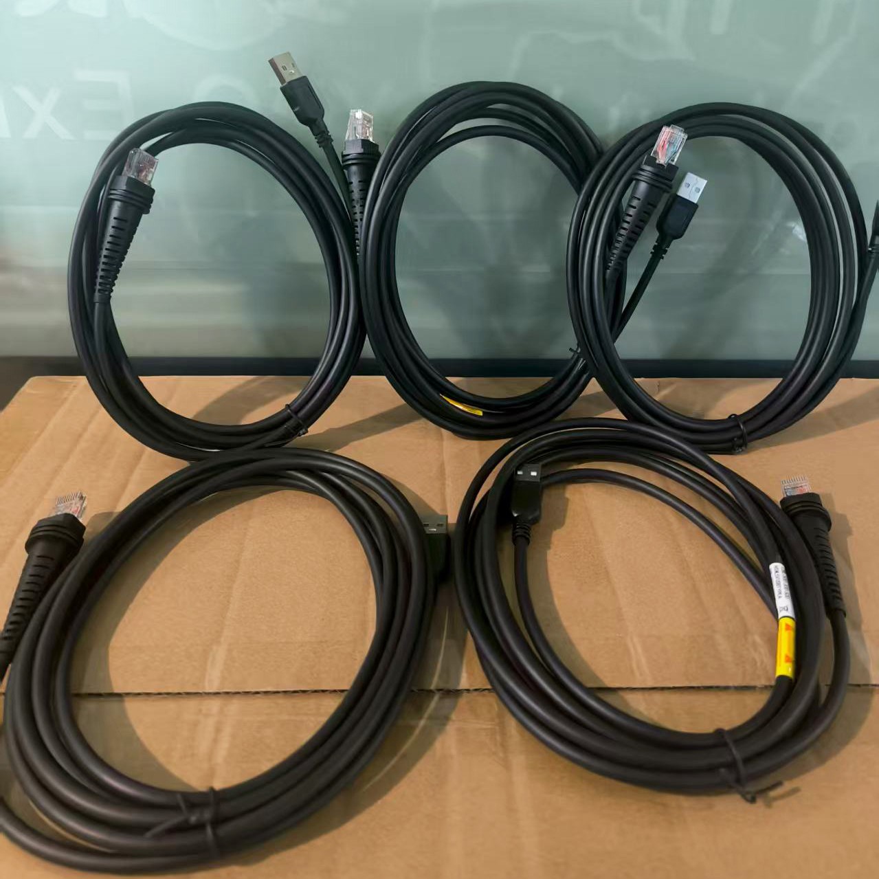 Lot of 5 Honeywell CBL-500-300-S00 USB Type A 5V, 3m/9.8ft
