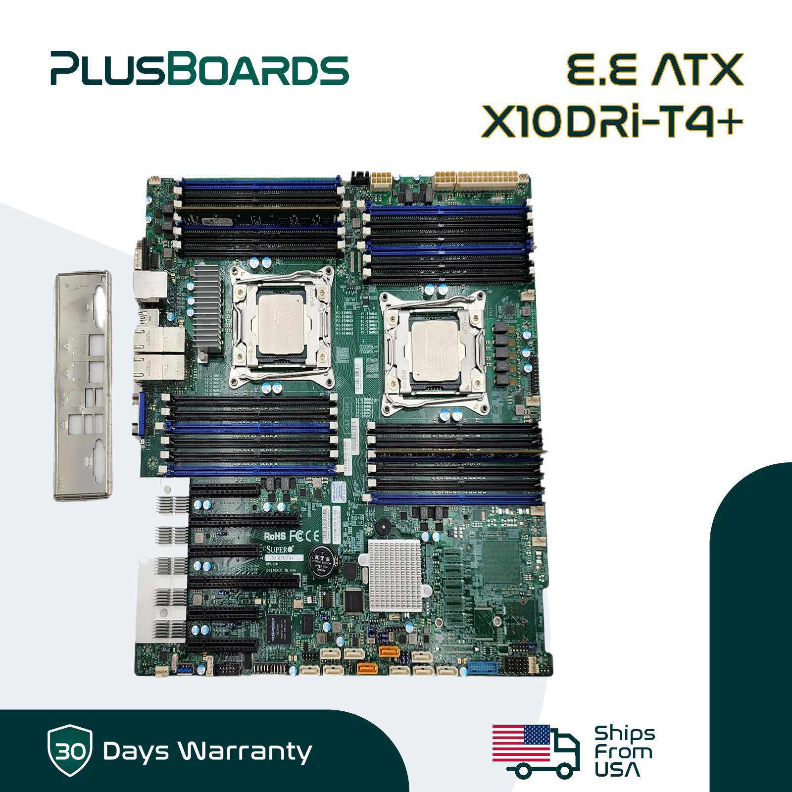 Supermicro X10DRi-T4+ Dual Socket LGA 2011 DDR4 EE ATX SuperServer Motherboard