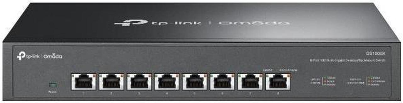 TP-Link OMADA 8-PORT 10G MULTI-GIGABIT SWITCH PORT Model DS1008X