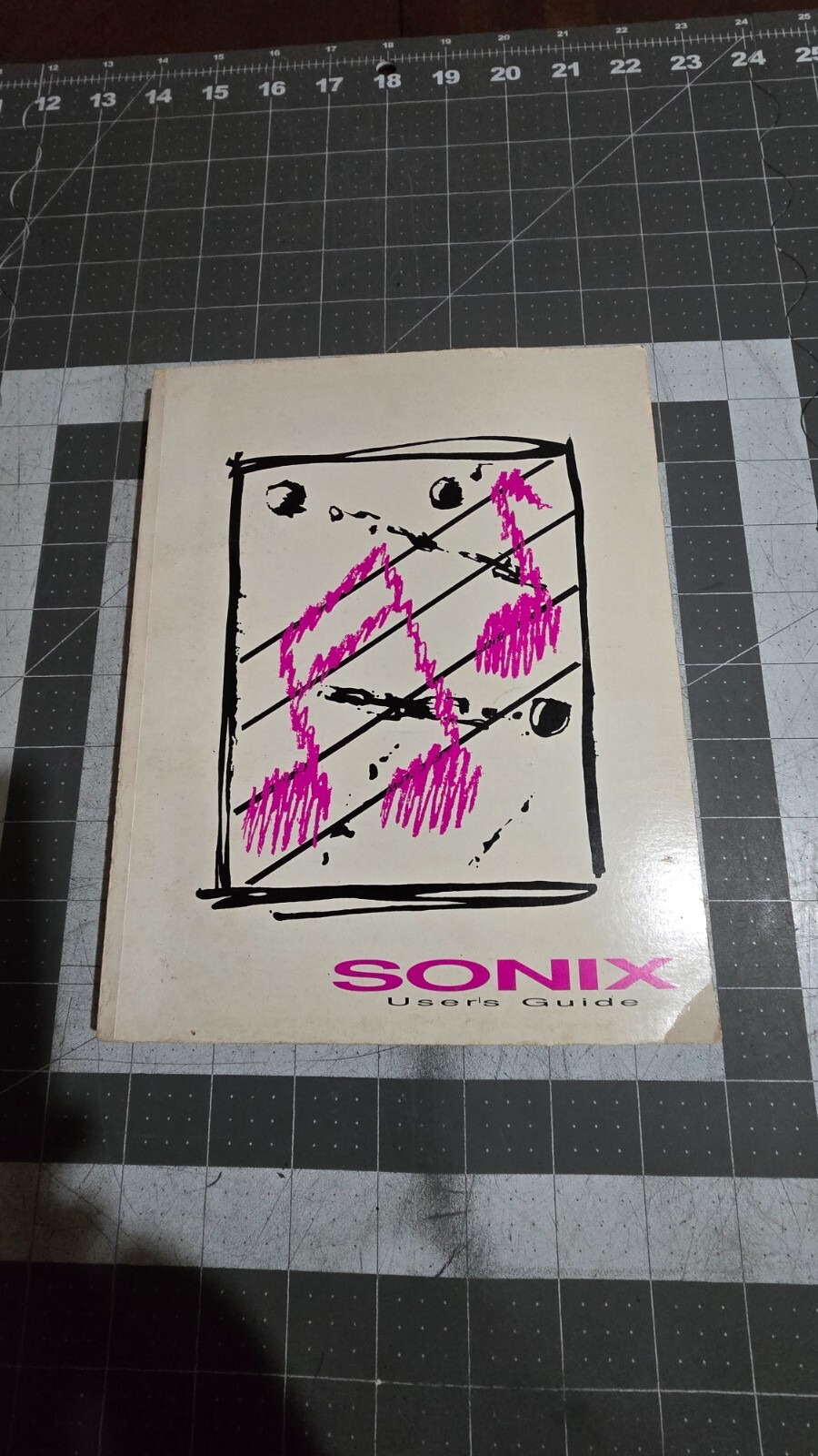 VTG Sonix Commodore Amiga Aegis Music Composition User Guide 1986