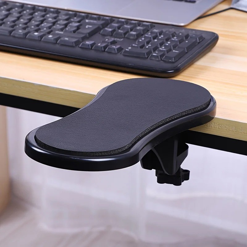Computer Arm Rest Desk Adjustable Rotating Extender Tray Elbow PLASTIC
