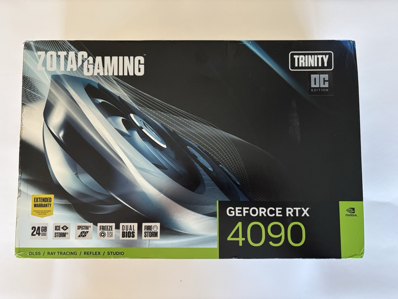 ZOTAC Gaming GeForce RTX 4090 Trinity Heatsink &other parts(No core,no Vram)READ