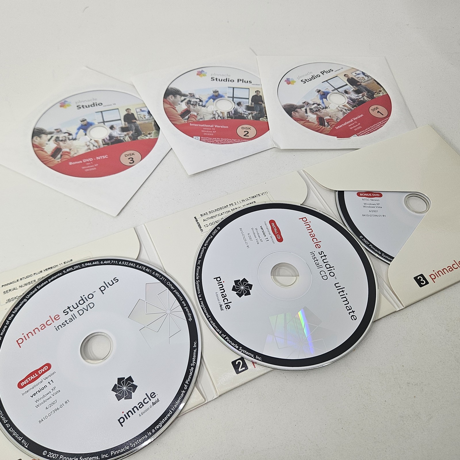 Pinnacle Studio Plus Ultimate Version 10 11 Video Editing Software Windows XP