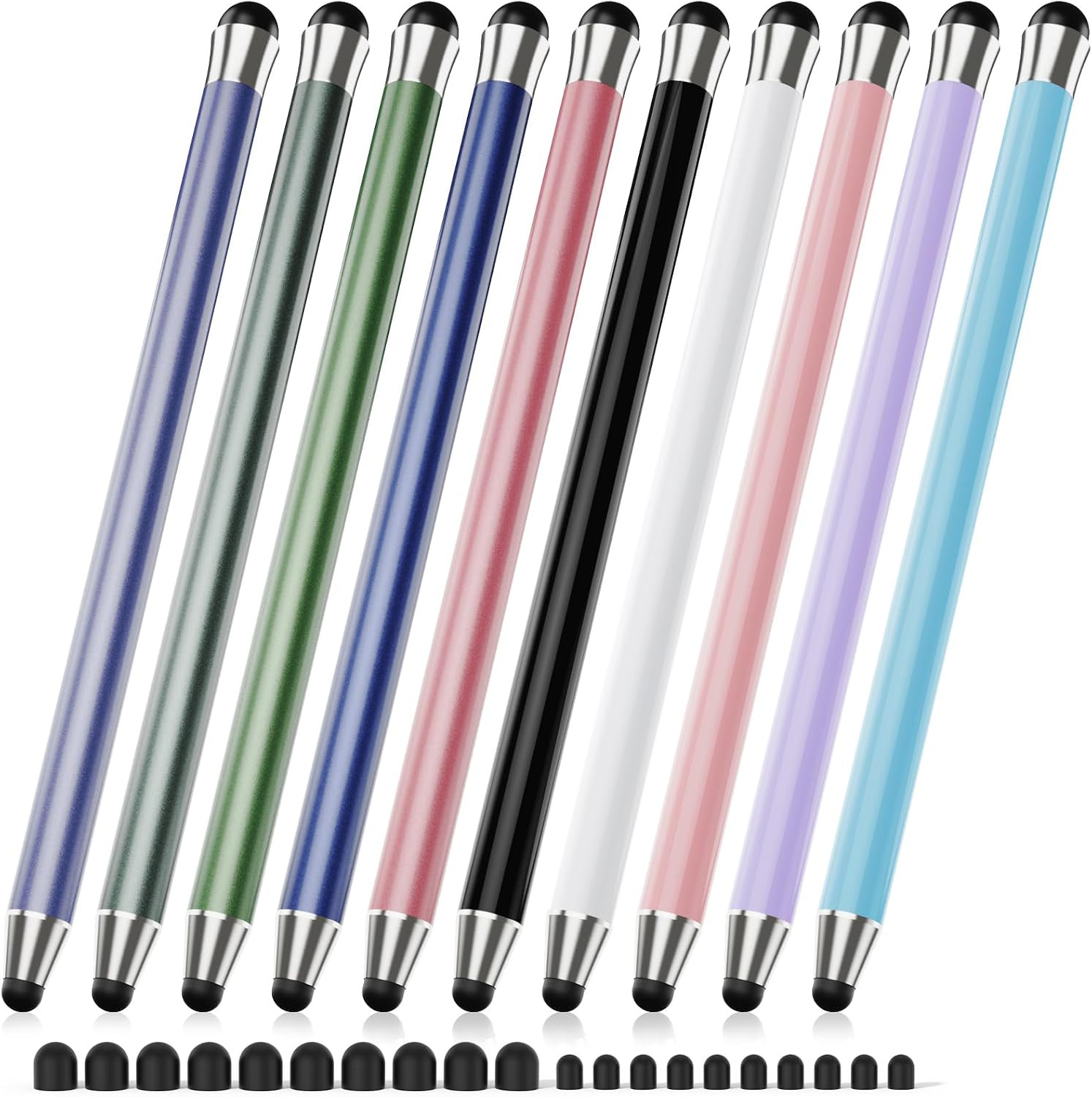 Stylus Pen for Touchscreen 10Pcs, 2-In-1 High Sensitivity & Precision Stylists