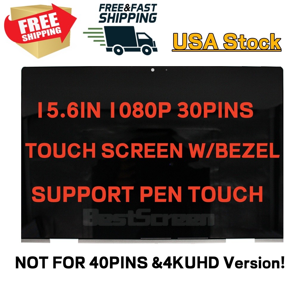 FHD For L64480-001 NV156FHM-N45 V8.1 OEM HP LED LCD Display 15.6" 15M-DR1012DX