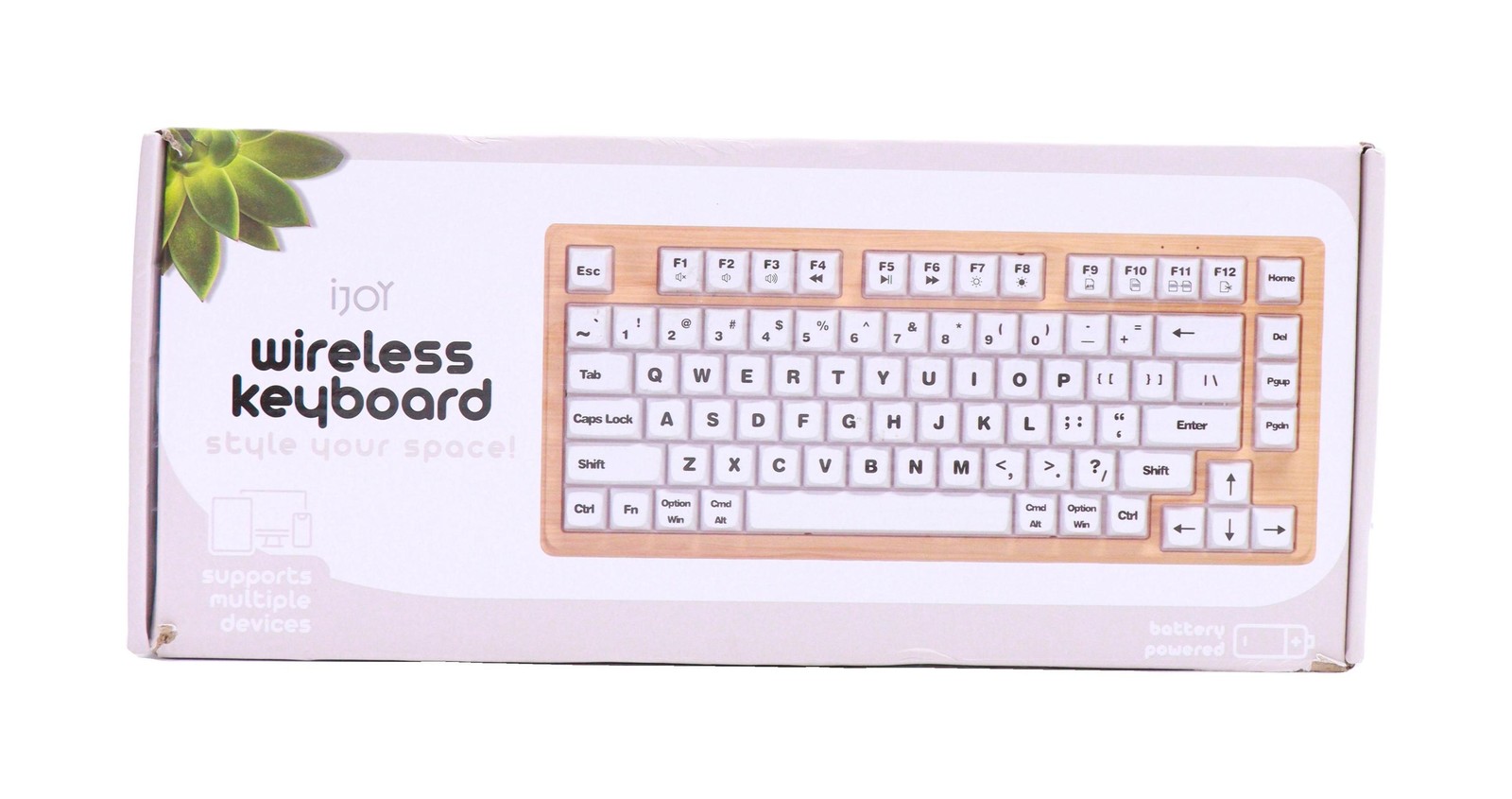 iJoy Wireless Wooden Keyboard - New Other