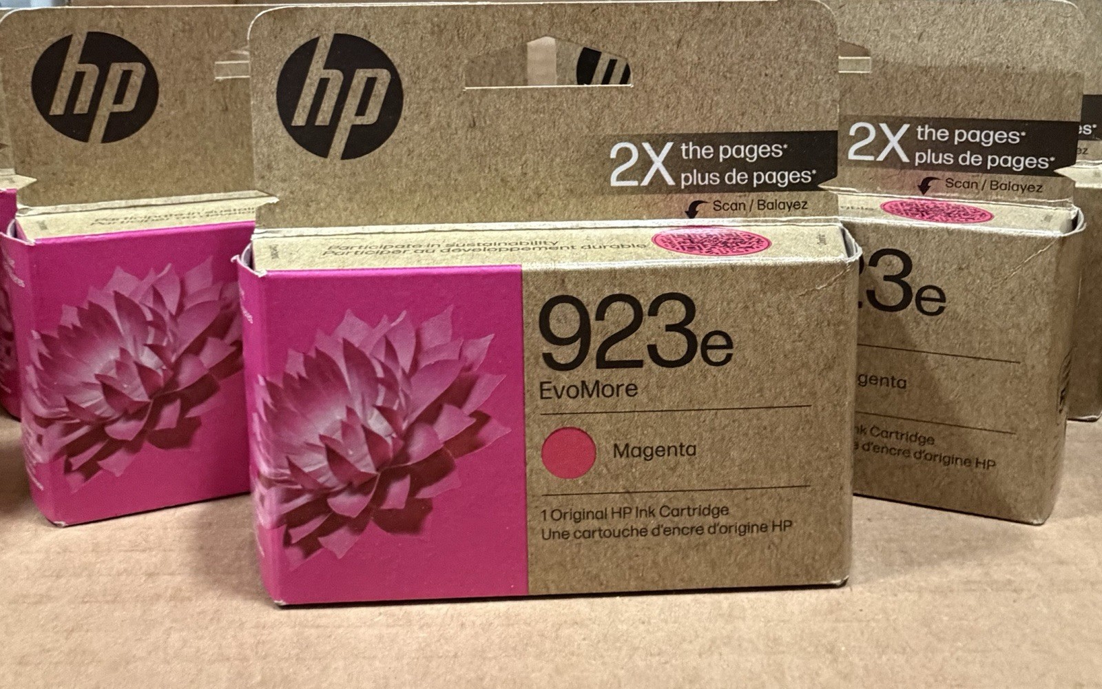 HP 923e EvoMore Original Ink Cartridge Magenta 4KOT5LN 12/2026 2X the Pages