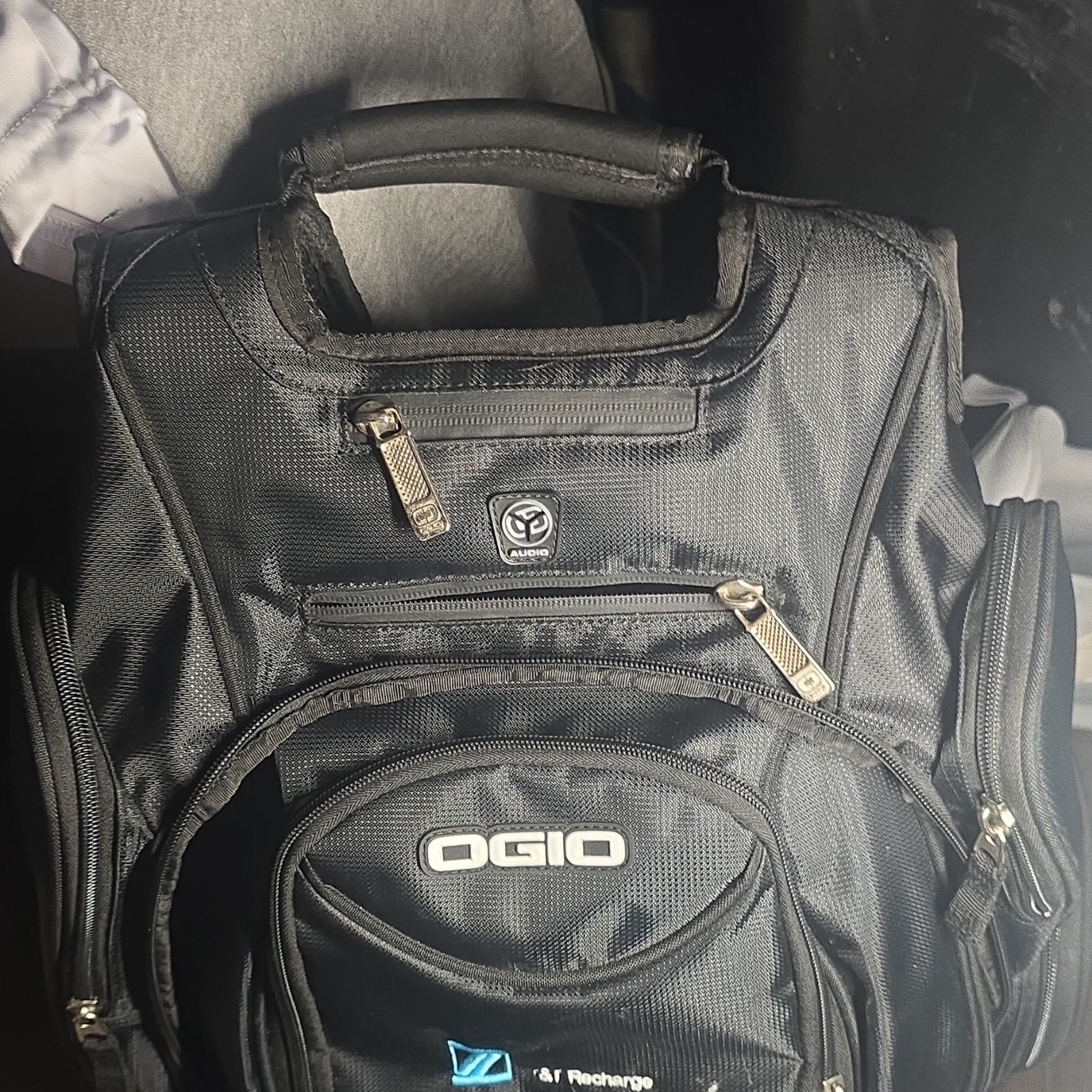 OGIO Tech Specs Metro Black Nylon Backpack for 15" Laptop, Organizer Panel