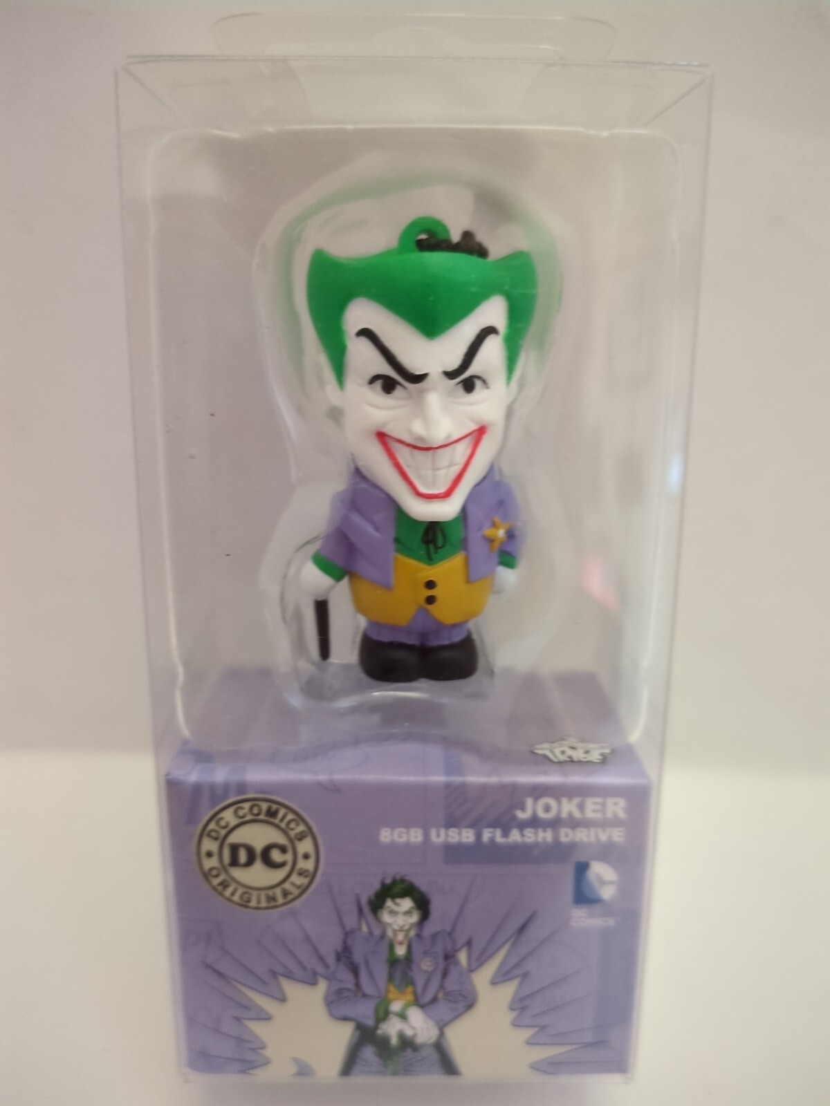 Tribe 3D DC Comics Originals Joker USB 8GB Flash Drive Keychain