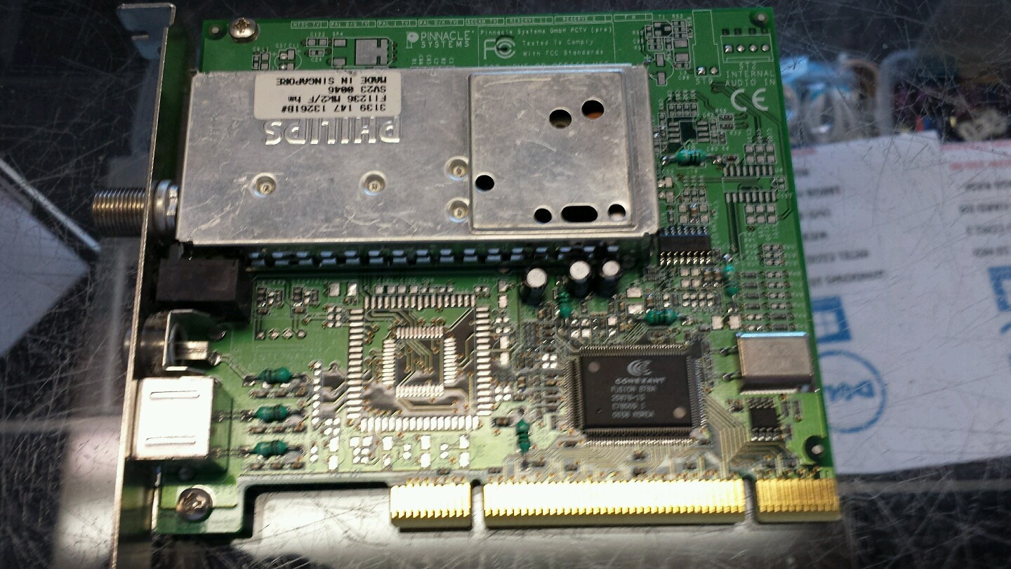 USED Pinnacle Systems ROB2D-51009464 PCI TV Tuner PCI Card 