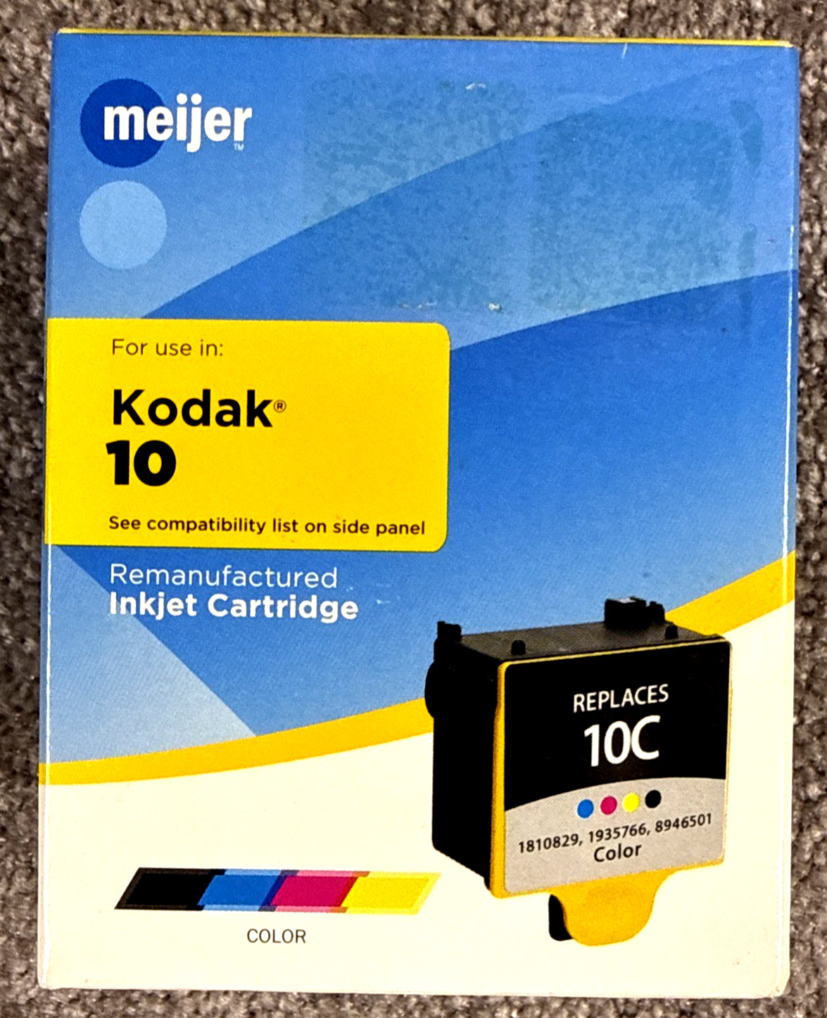 Meijer Kodak 10 Black Color Ink Jet Cartridge For 5100, 5300 & 5500 New & Sealed