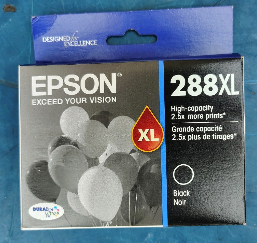 Genuine Epson 288XL Black Ink T288XL120 High Capacity Best Before 05/2028 