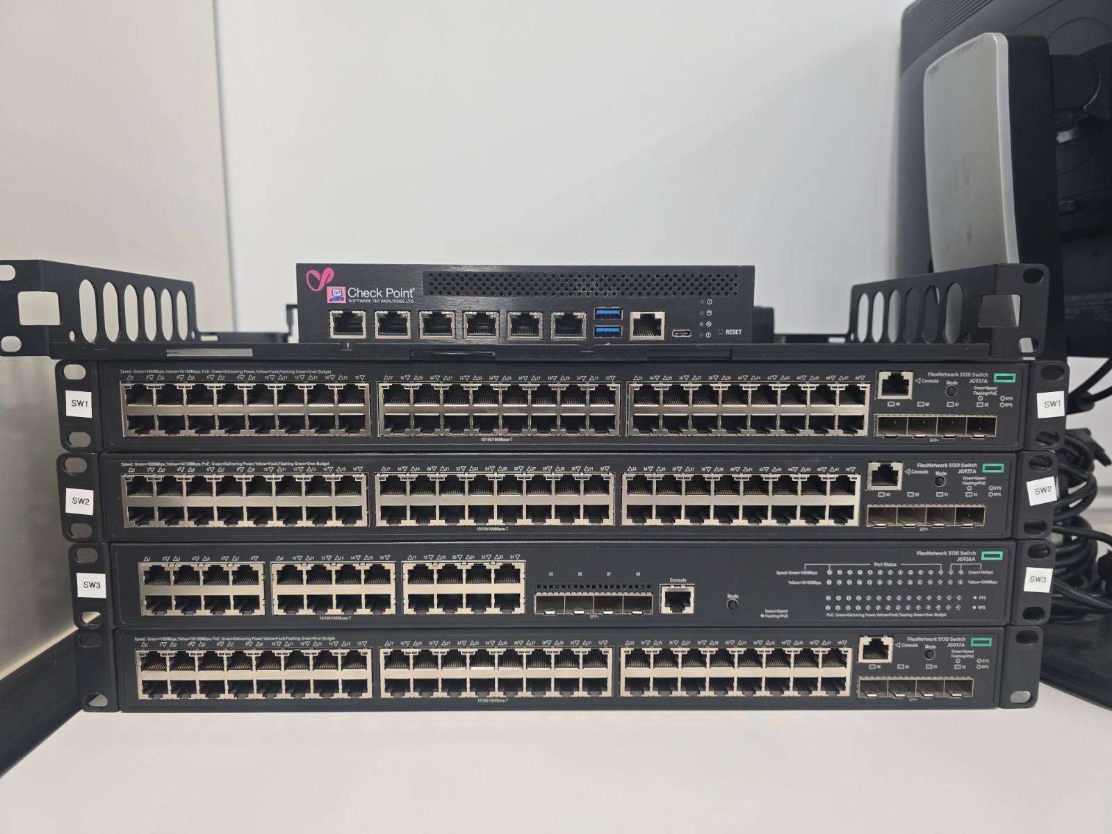 Check Point PB-10-3100 Security Gateway / HP Enterprise Networking Switches