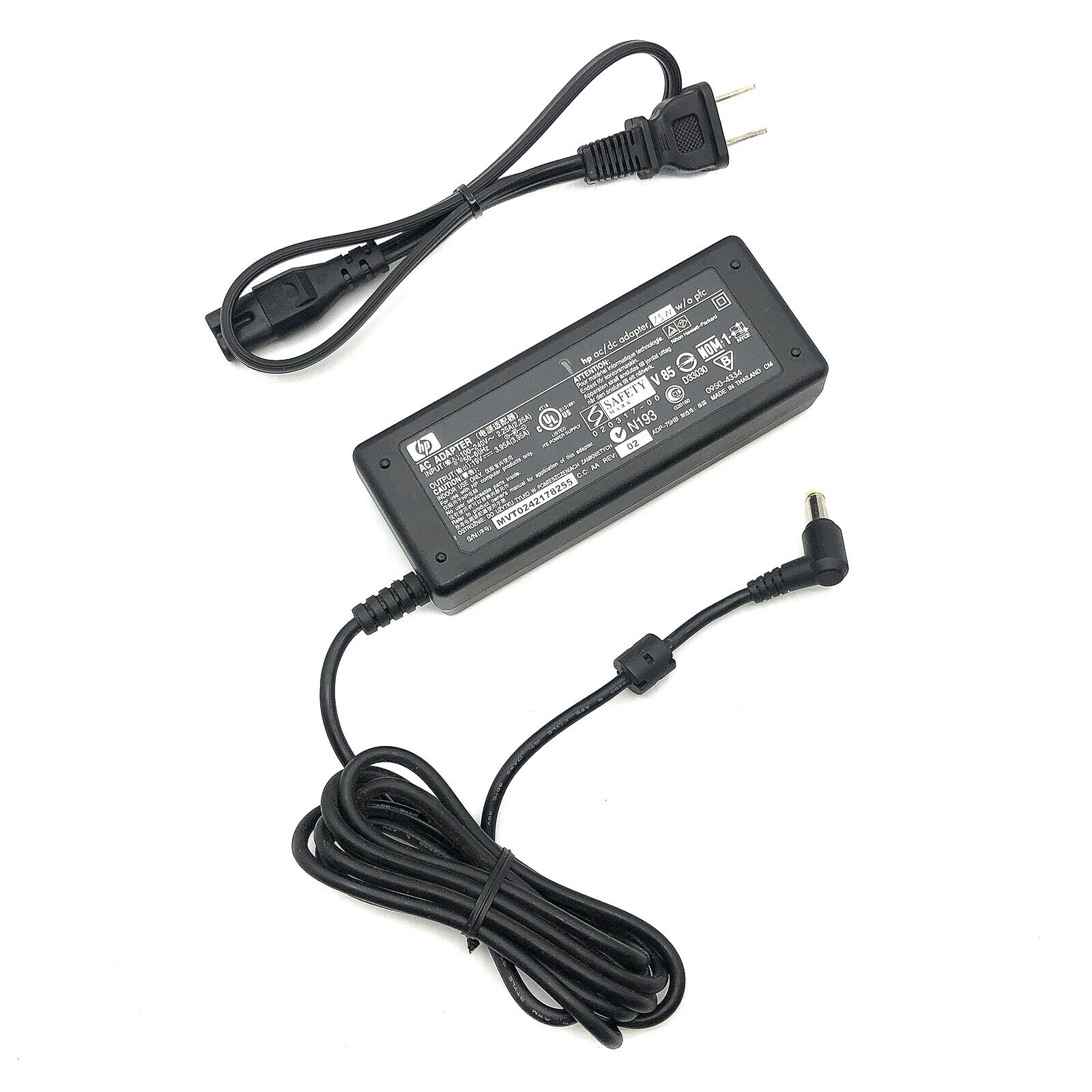 Genuine HP 75W AC DC Adapter Charger for Compaq Presario 2100 2500 CRVSA-02T1-75