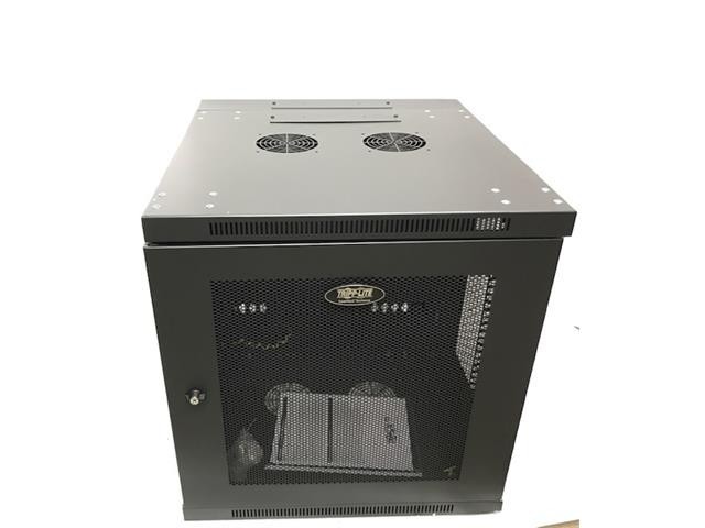 PICS Tripp Lite 12U Wall Mount Rack Enclosure Server Cabinet 24.5" D SRW12USDP