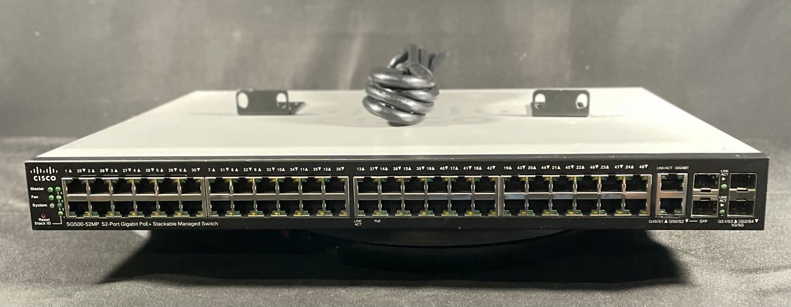 Cisco SG500-52MP-K9 52 Port Gigabit PoE+ Managed Switch - Same Day Shipping