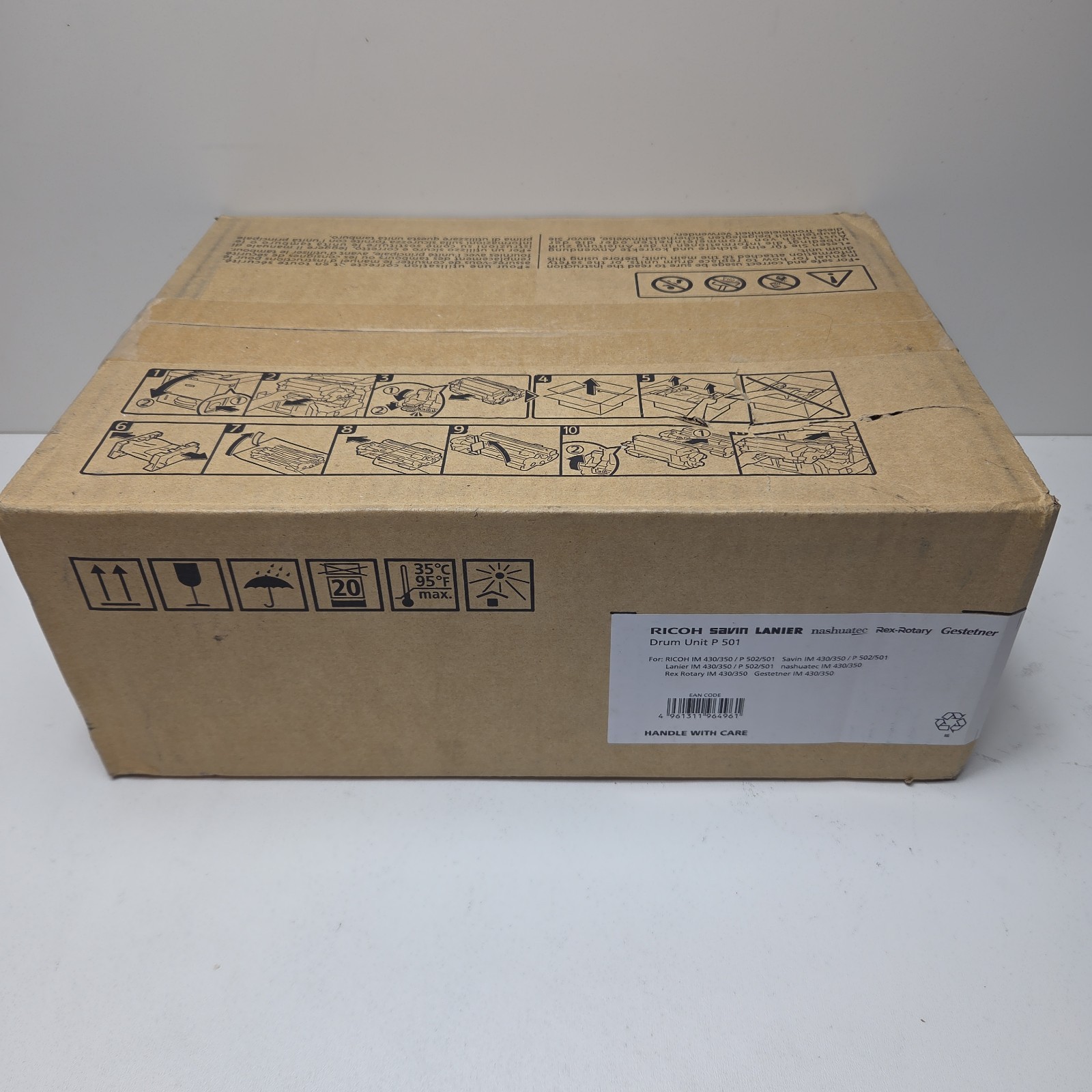 NEW GENUINE - RICOH P 501 DRUM UNIT D897-09 - 419095 - Sealed Ugly Box