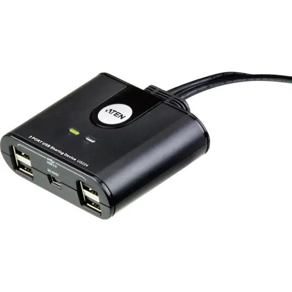 ATEN US224-AT USB 2.0 2-Port Switch Black