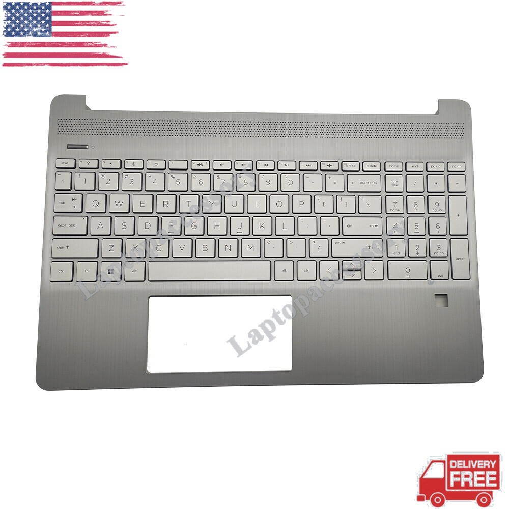 L63578-001 For HP 15-EF 15-DY 15S-EQ 15-EF0023DX Palmrest Non-Backlit Keyboard
