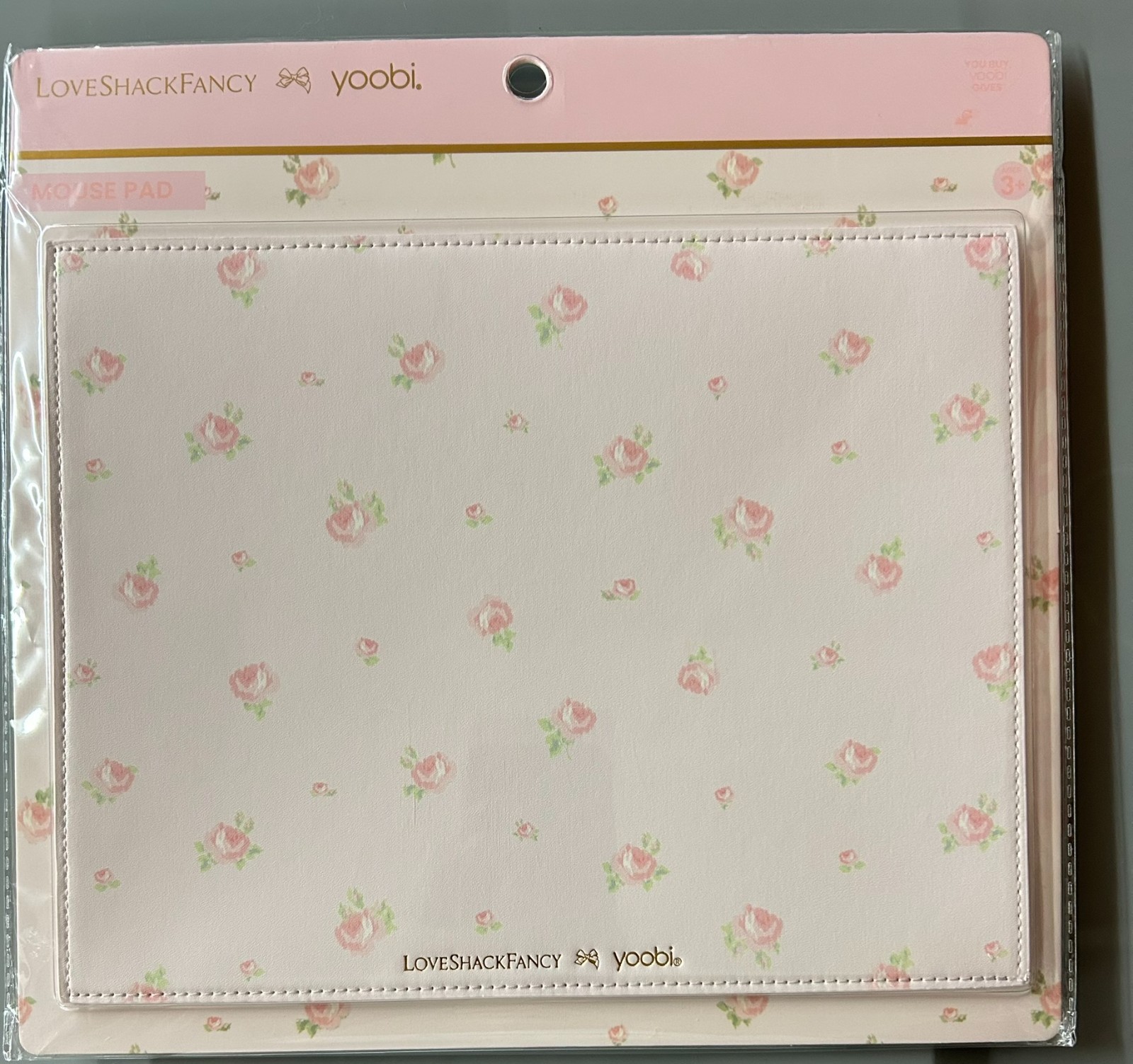 LoveShackFancy Yoobi Mouse Pad Pink NEW 🚚✅