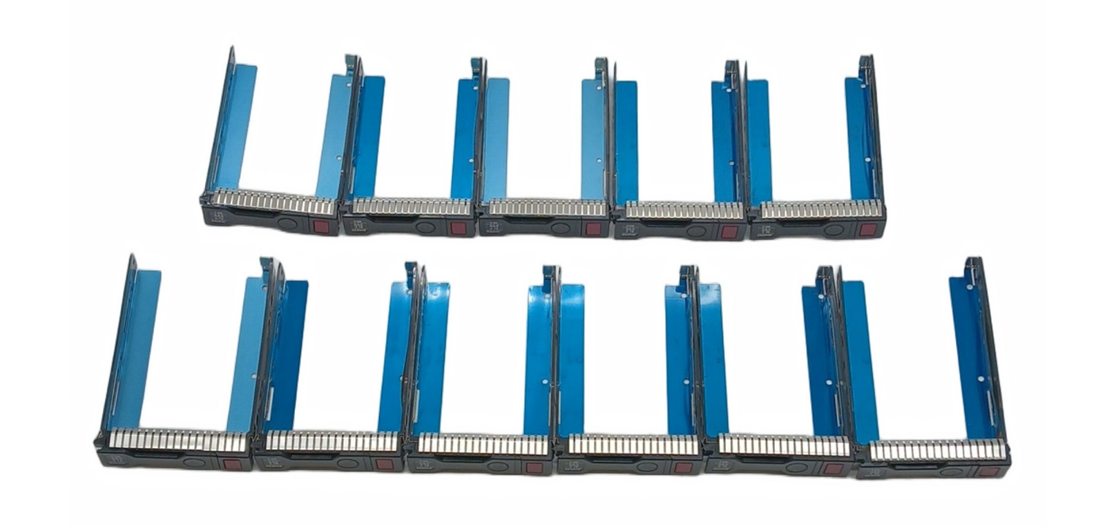 ( Lot of 11) HP 3.5" Hard Drive Caddy Trays 651314-001