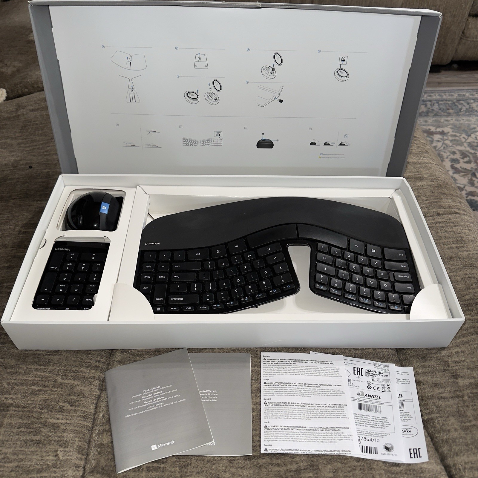 Microsoft Sculpt Ergonomic Wireless Desktop Keyboard & Wireless Mouse Complete