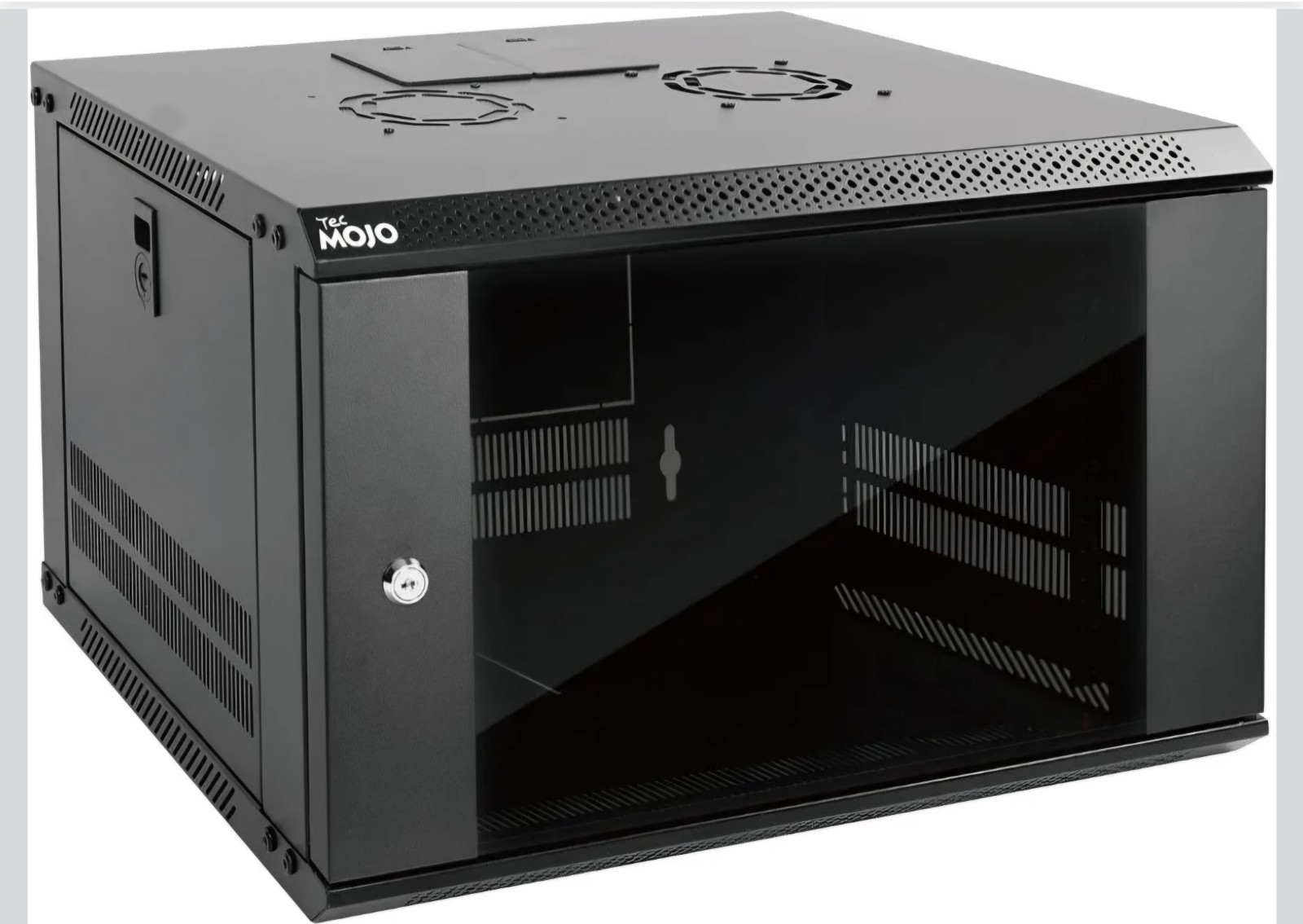 Tecmojo 6U Wall Mount Server Cabinet IT Network Rack Enclosure Lockable Door