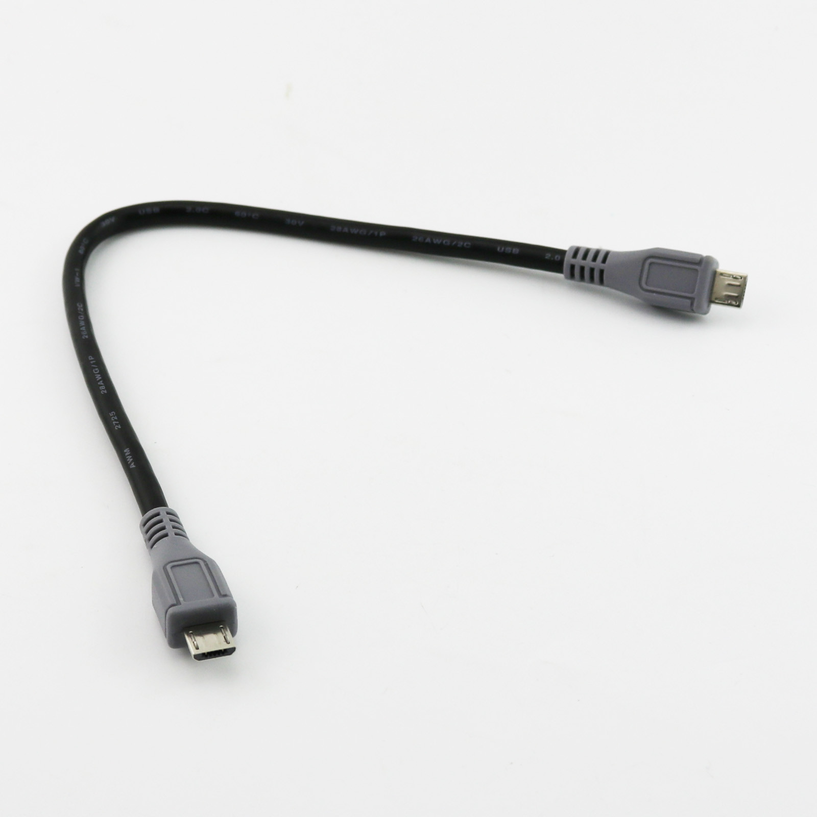 1pc Micro USB Male To Micro USB Male 5 Pin OTG Data Converter Adapter Lead Cable