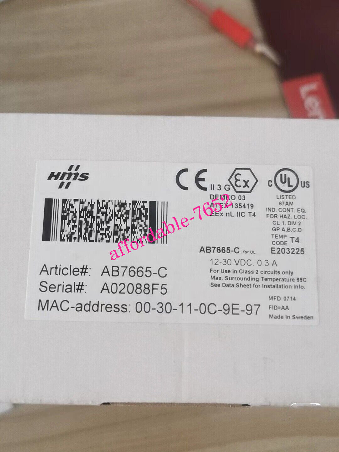 1pc  for  new  AB7665-C    (by Fedex or DHL)