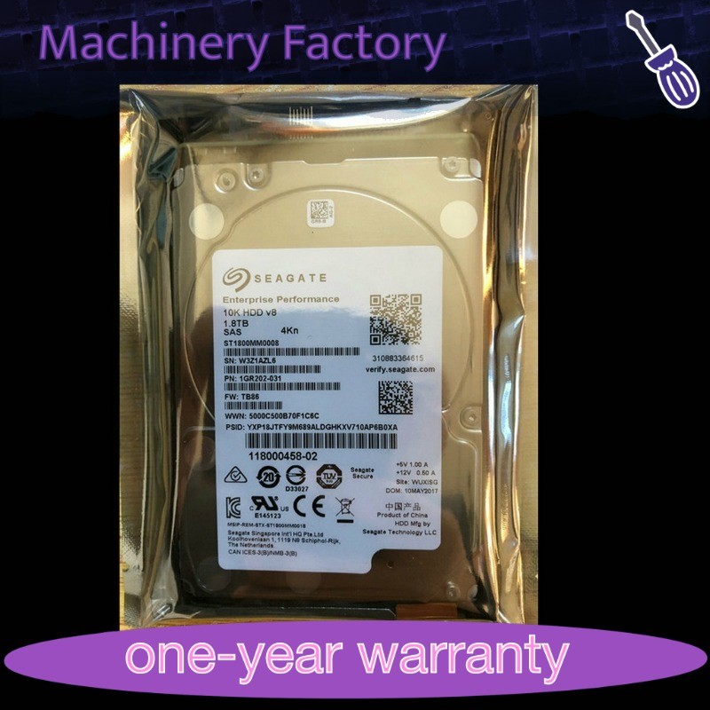 1PCS New for EMC UNITY 005051636 1.8TB 10K 12GBps 2.5" SAS HDD 005051633 D3-2S1
