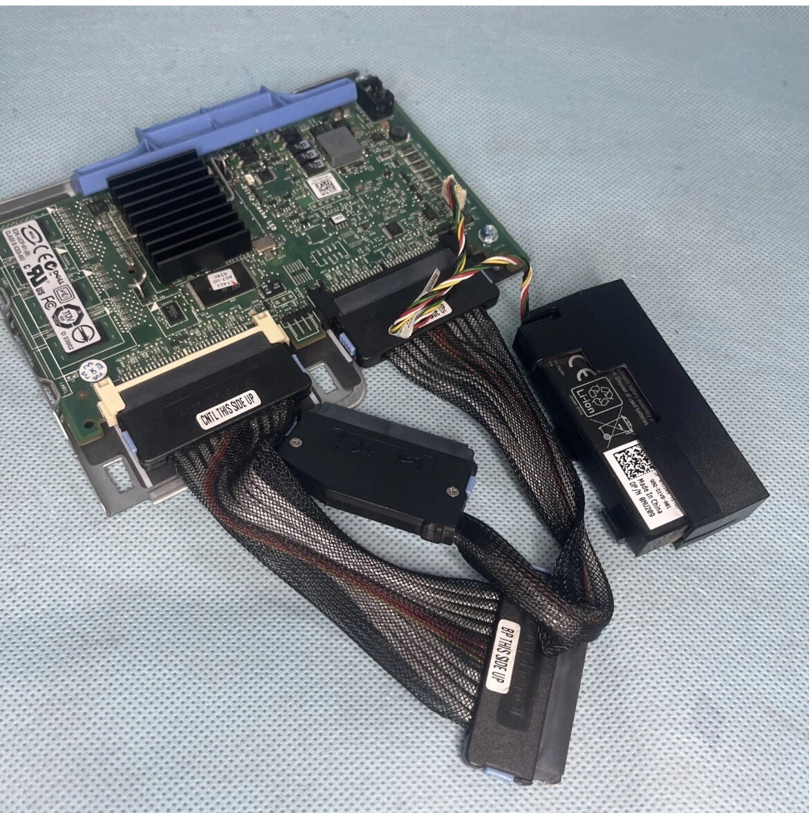 DELL E2K-UCP-61-(B) PERC 6I SAS RAID CONTROLLER w/ Cables, w/battery PCI Card