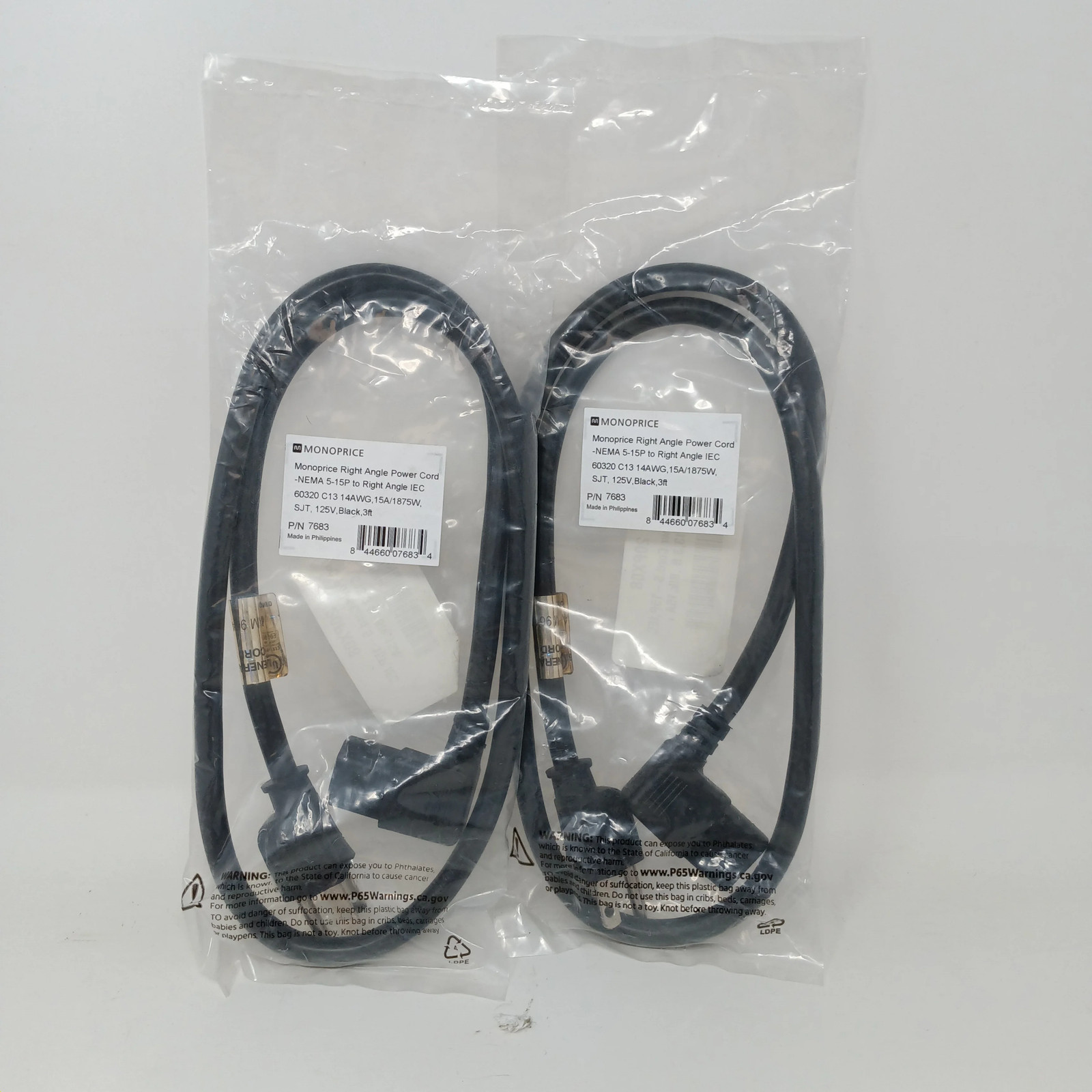 New Monoprice Power Cord 20PX08 Cord
