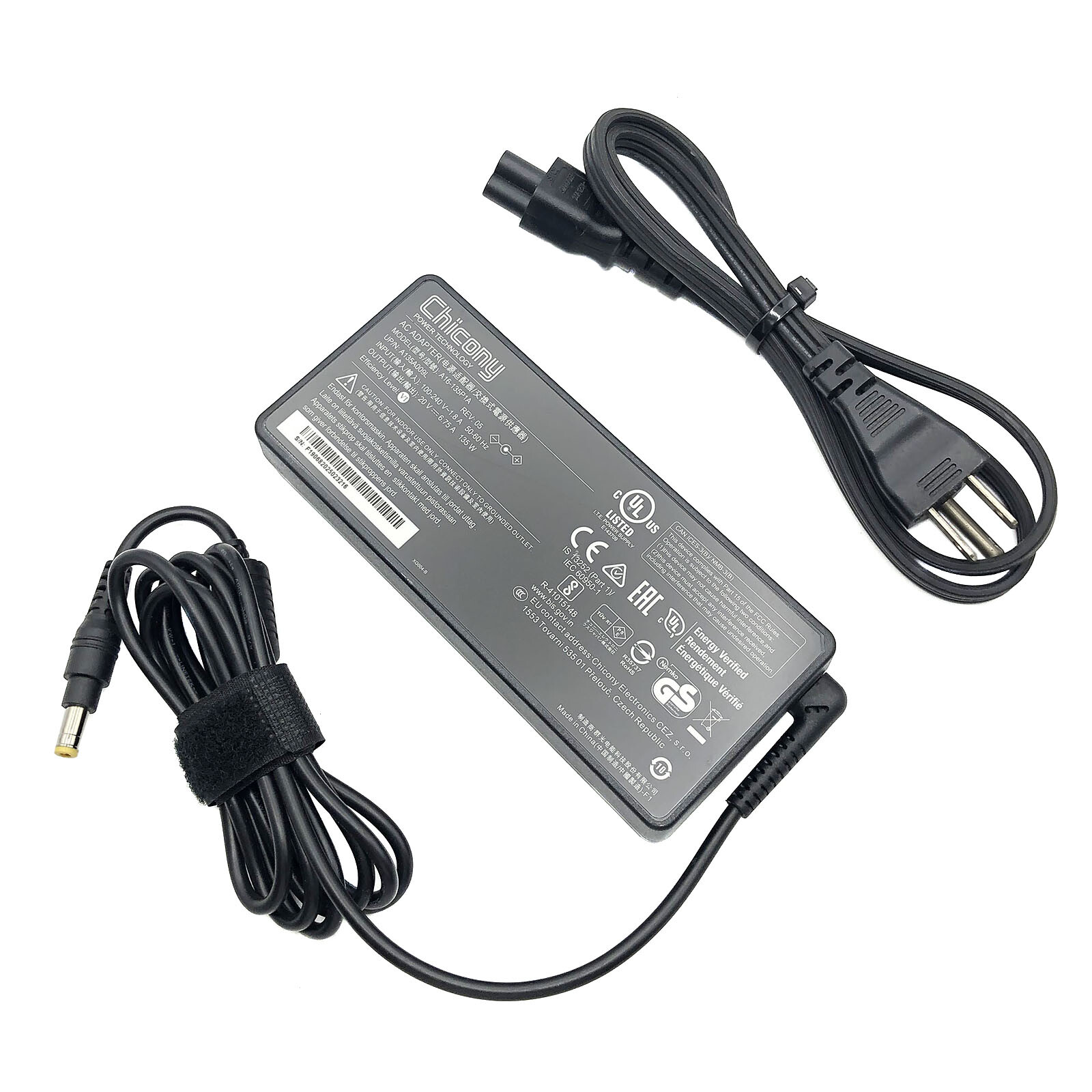 Genuine Chicony AC Power Supply Adapter for Belkin Thunderbolt 3 Dock Plus OEM
