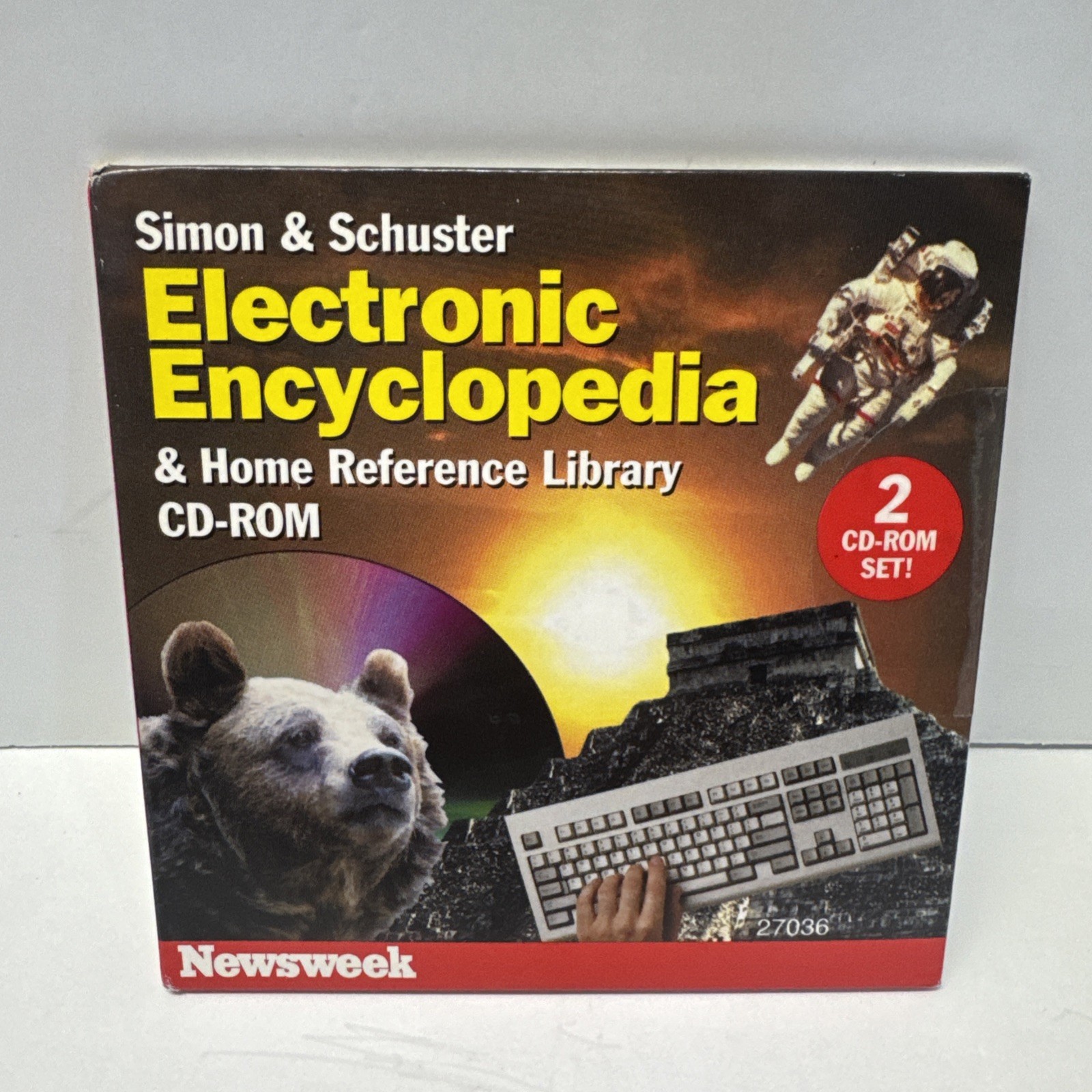 Simon & Schuster Electronic Encyclopedia Reference Library CD-ROM Newsweek XP 98
