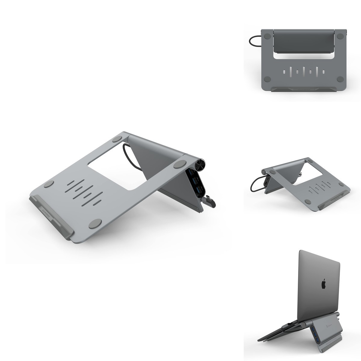 ADAM ELEMENTS CASA Hub Stand 5-in-1 USB-C Dock 4K HDMI 100W PD for MacBook