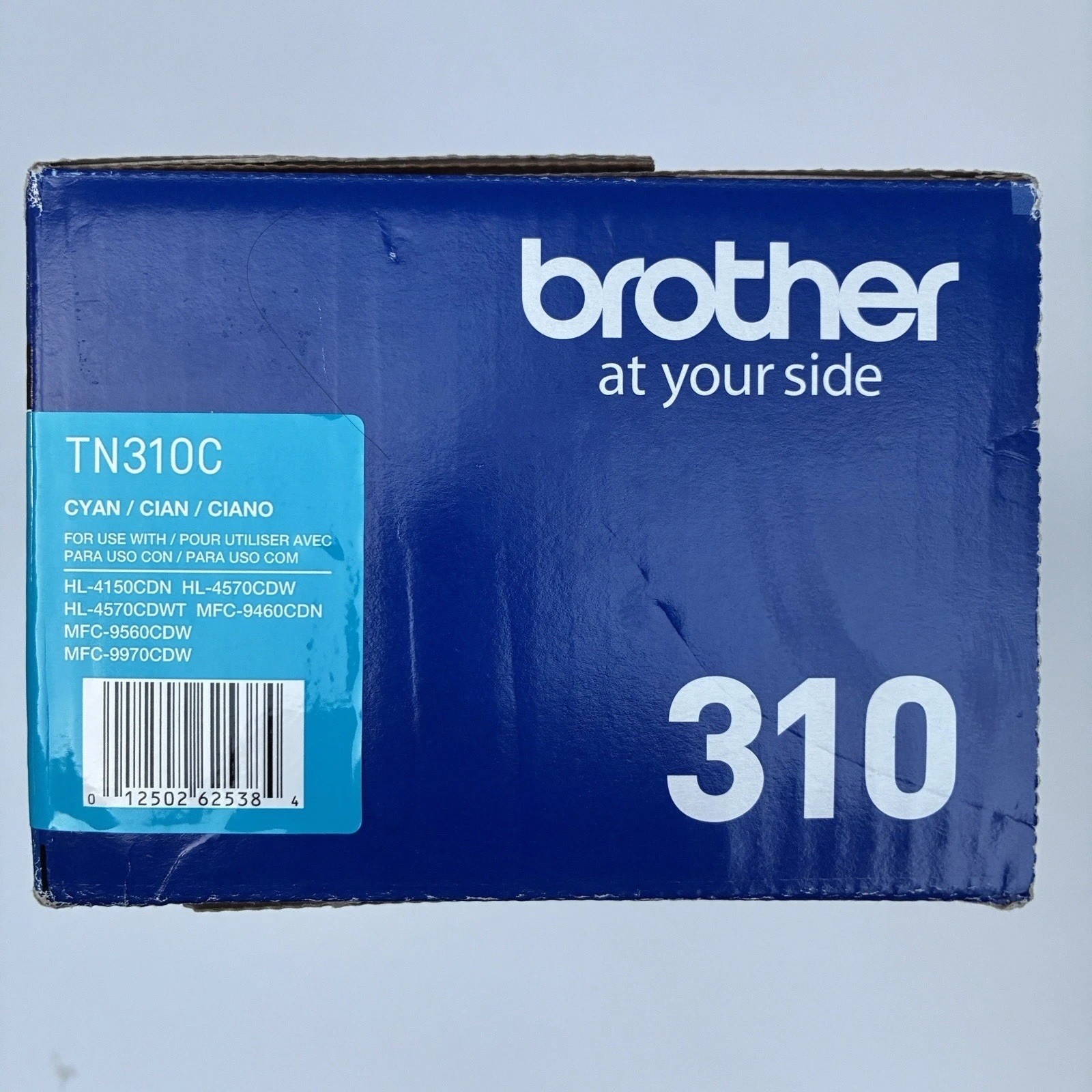 Brother TN310C Cyan 1500 Page High Yield Toner Cartridge New Sealed OEM