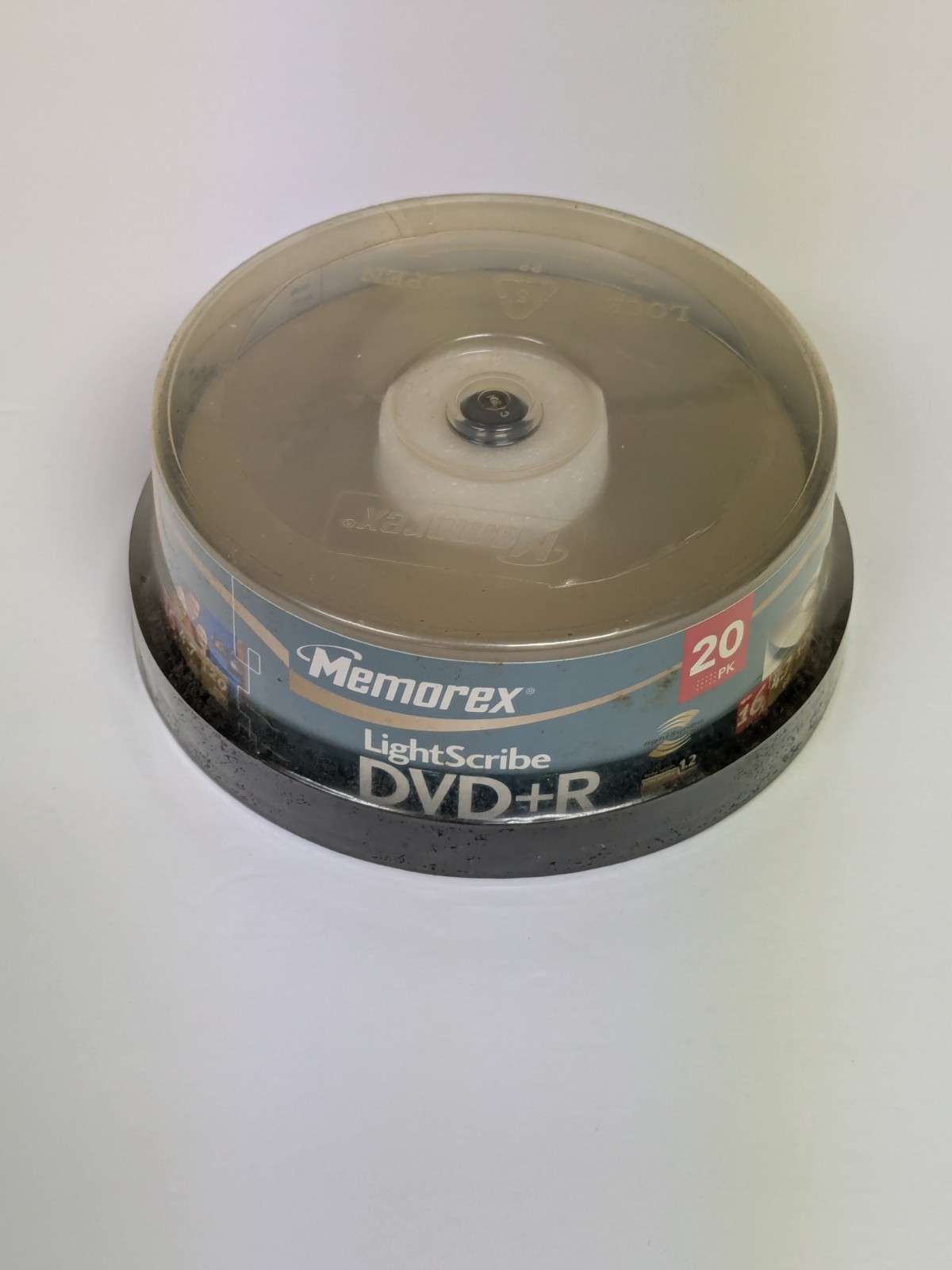 2008 Memorex LightScribe DVD+R 20 Pack 4.7 GB 16x 120 Min Recordable New Sealed