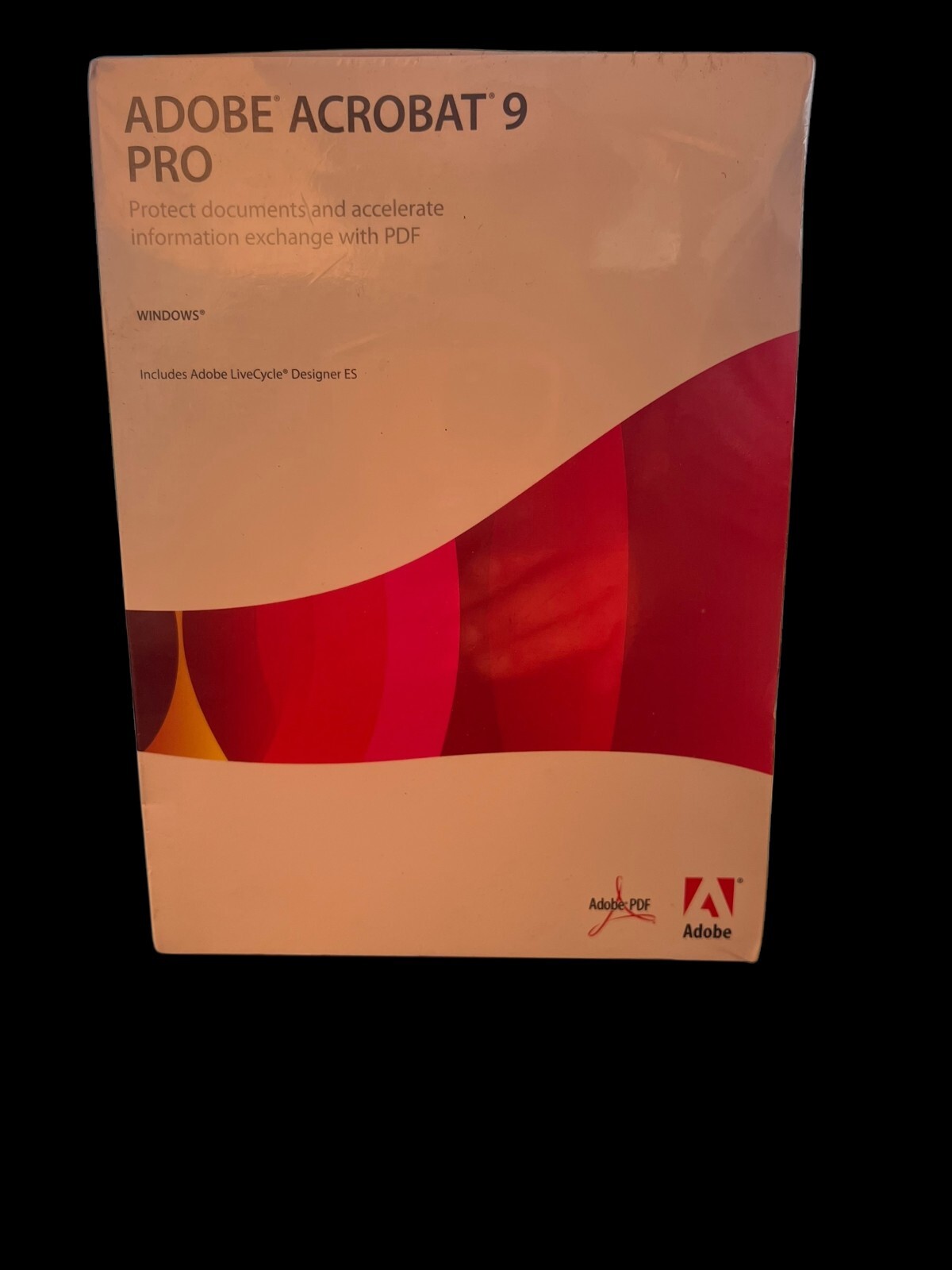 Adobe Acrobat  9 Pro for Windows PC Liceensed for 2 PCs  =BRAND NEW SEALED BOX=