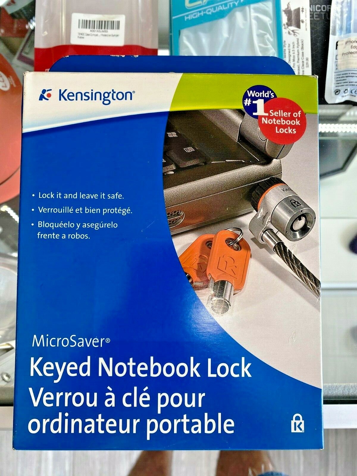 🔥 Kensington MicroSaver Keyed Notebook Lock Laptop Security Cable NEW IN BOX