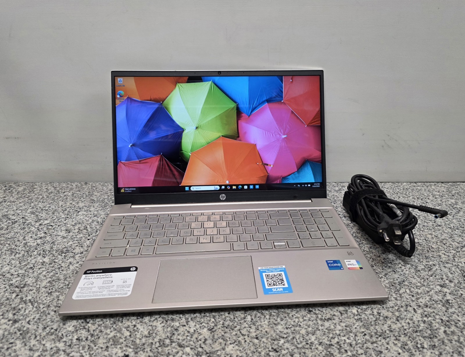 HP 15-eg0050wm 15.6" FHD Touch Laptop Intel Core i5-1135G7 8GB RAM